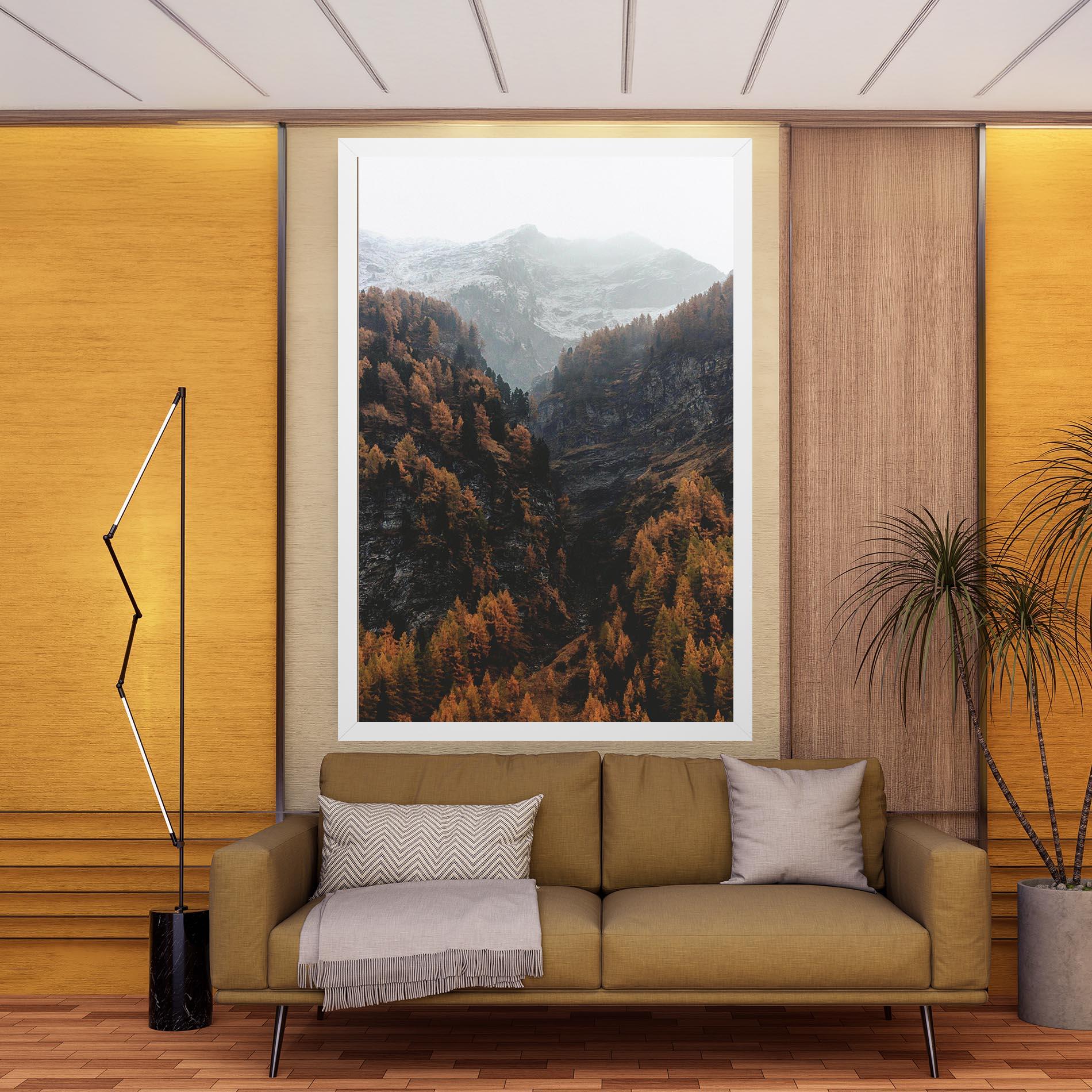 Tablou Canvas Autumn Mountain mockup 9