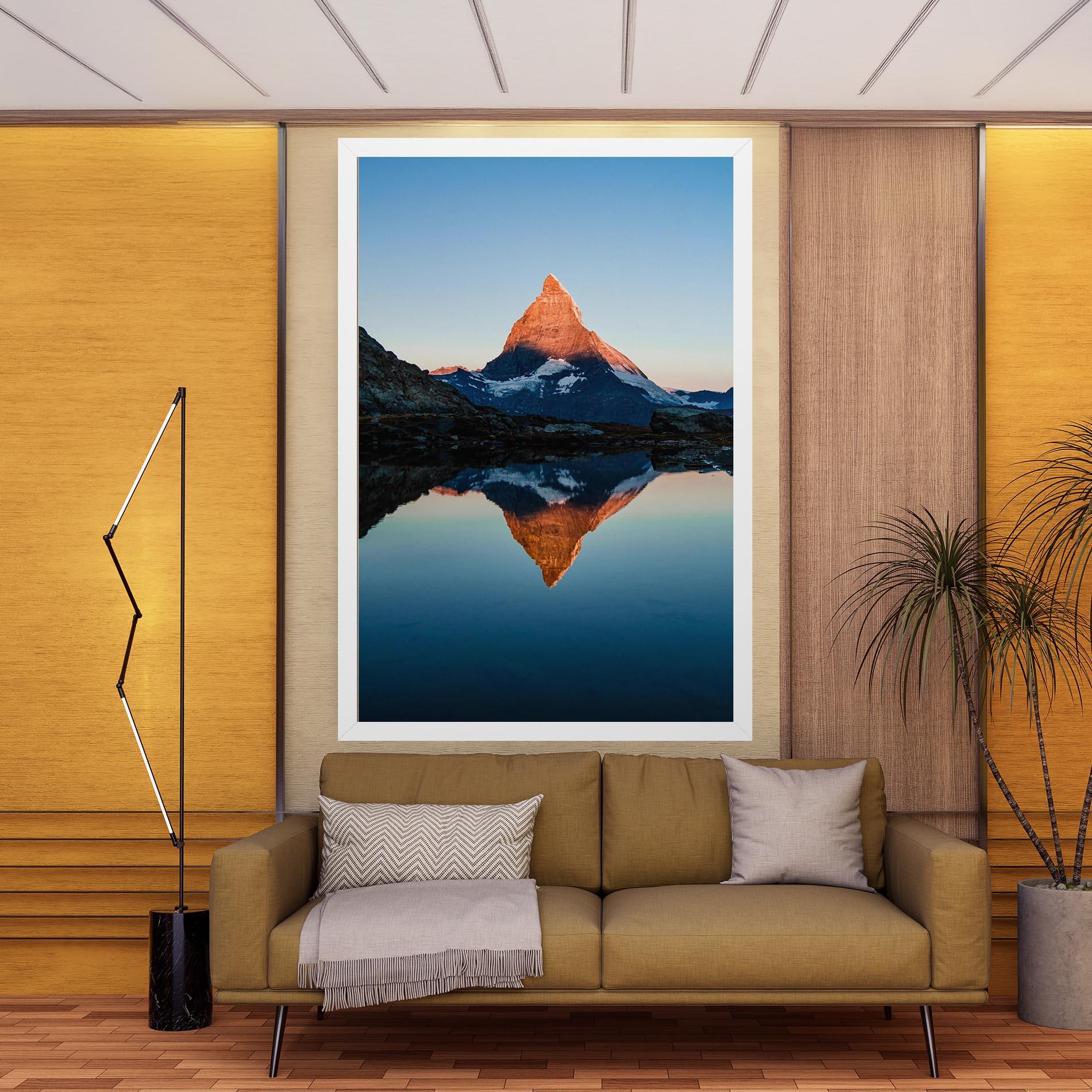 Tablou Canvas Mirror Mountain mockup 9