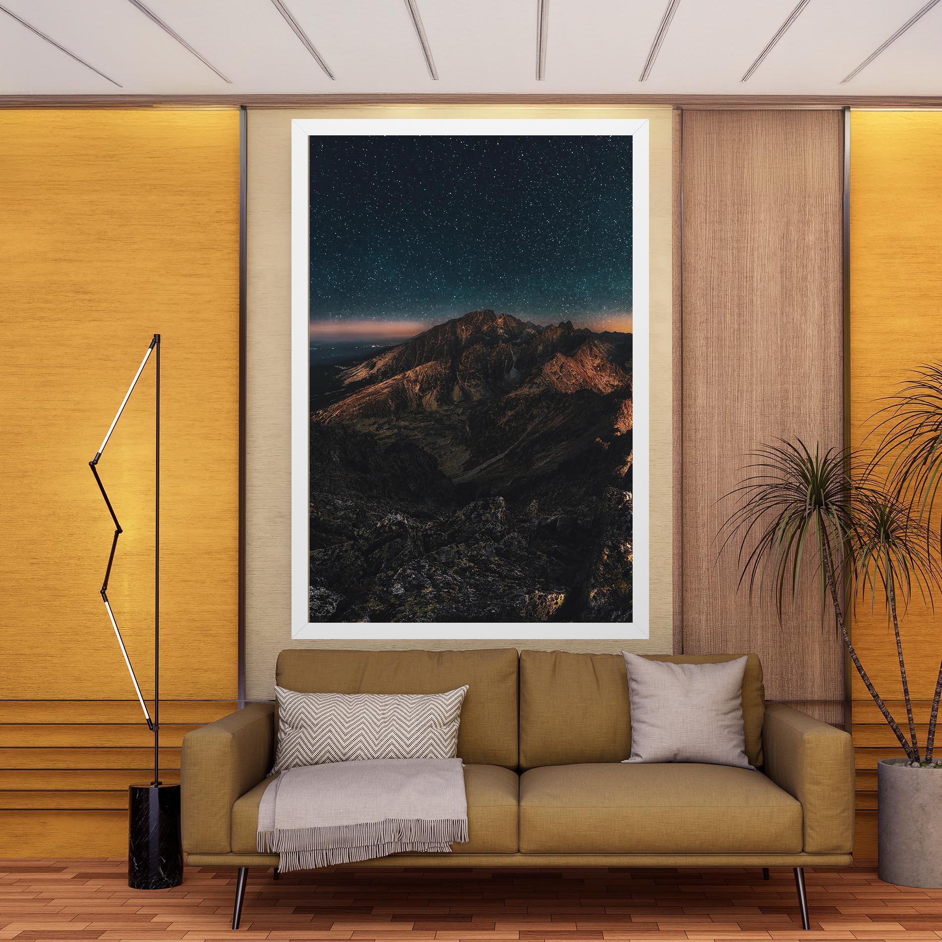 Tablou Canvas Mountain Sky mockup 9