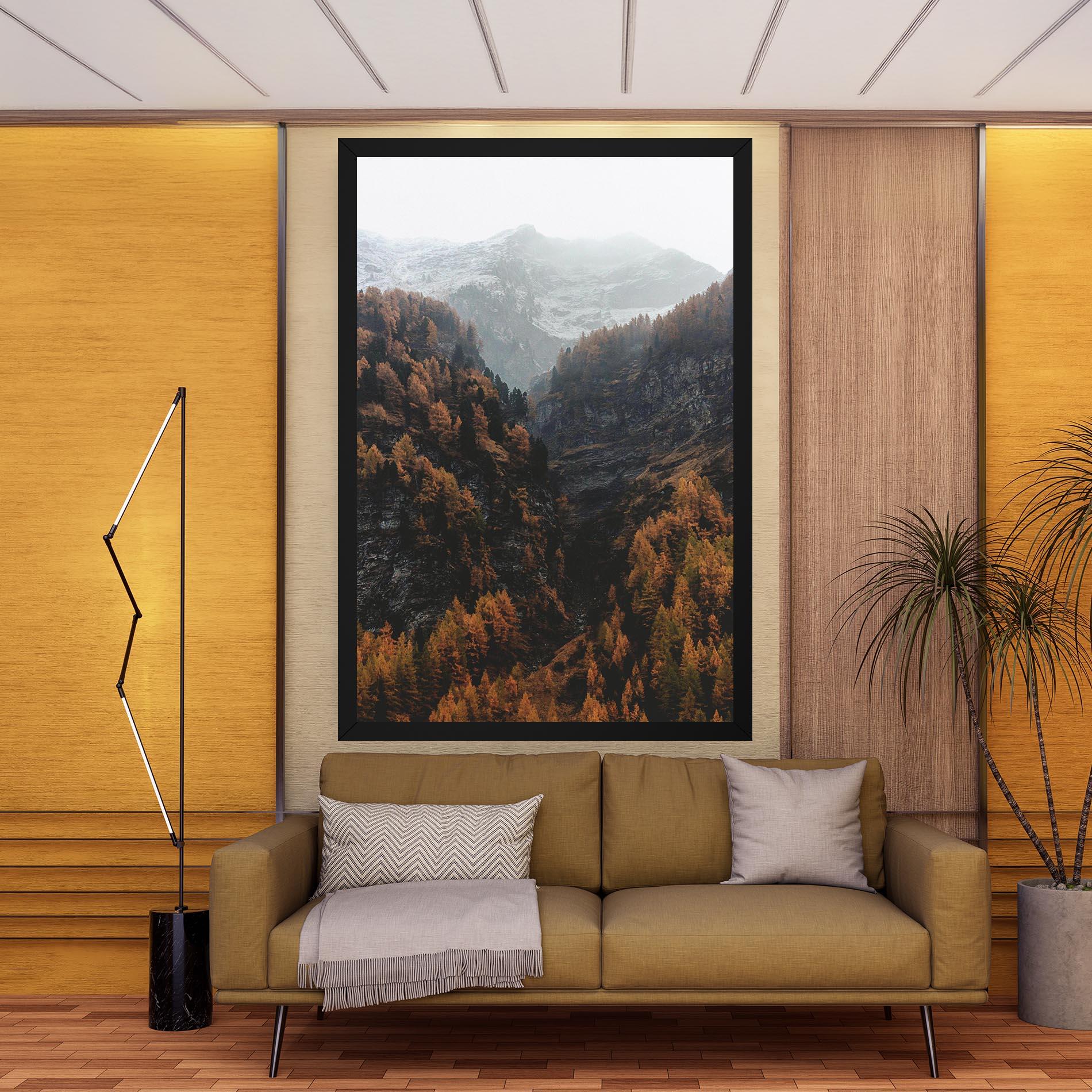 Tablou Canvas Autumn Mountain mockup 9