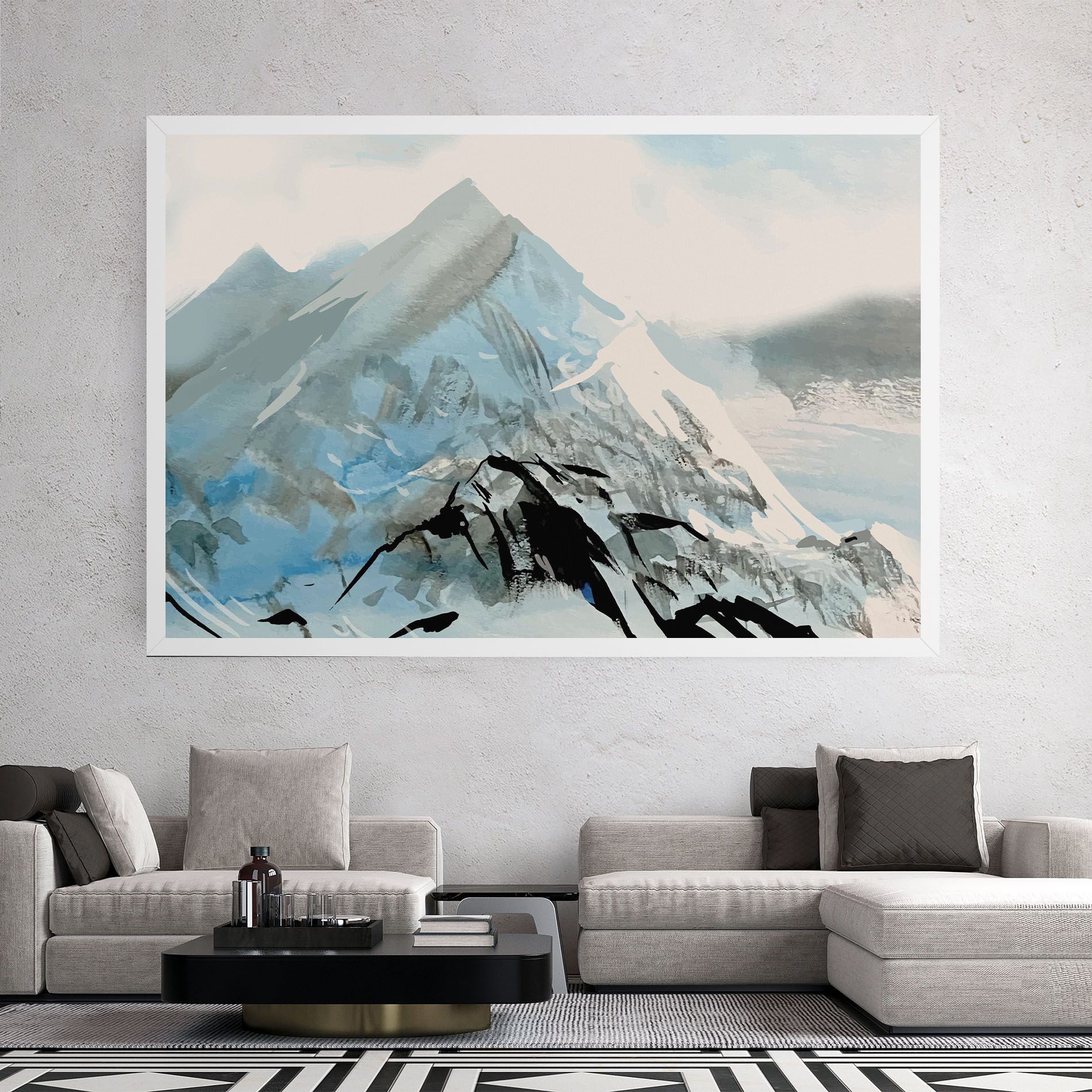 Blue Black Mountain mockup 2