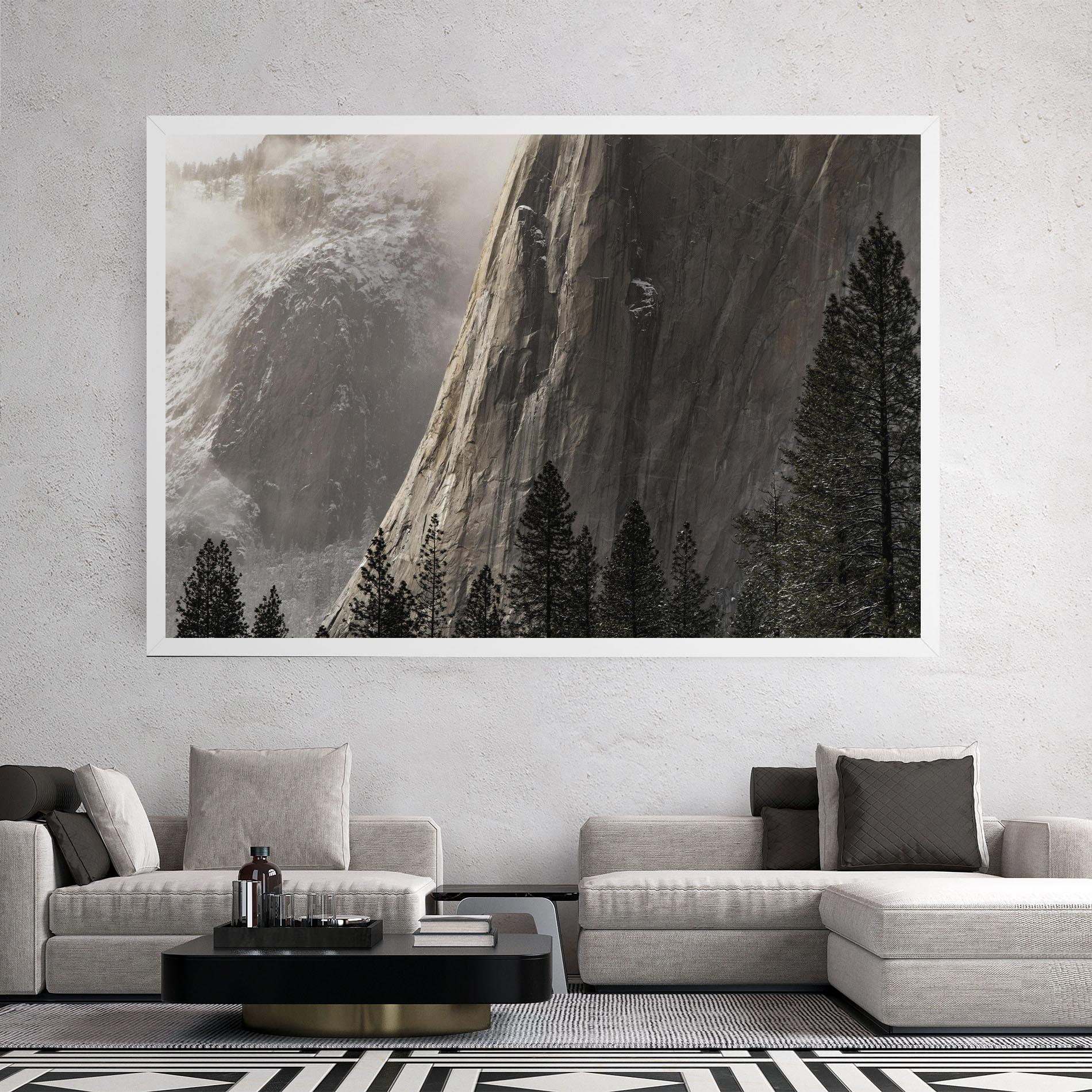 Tablou Canvas Green Tree Mountain mockup 2