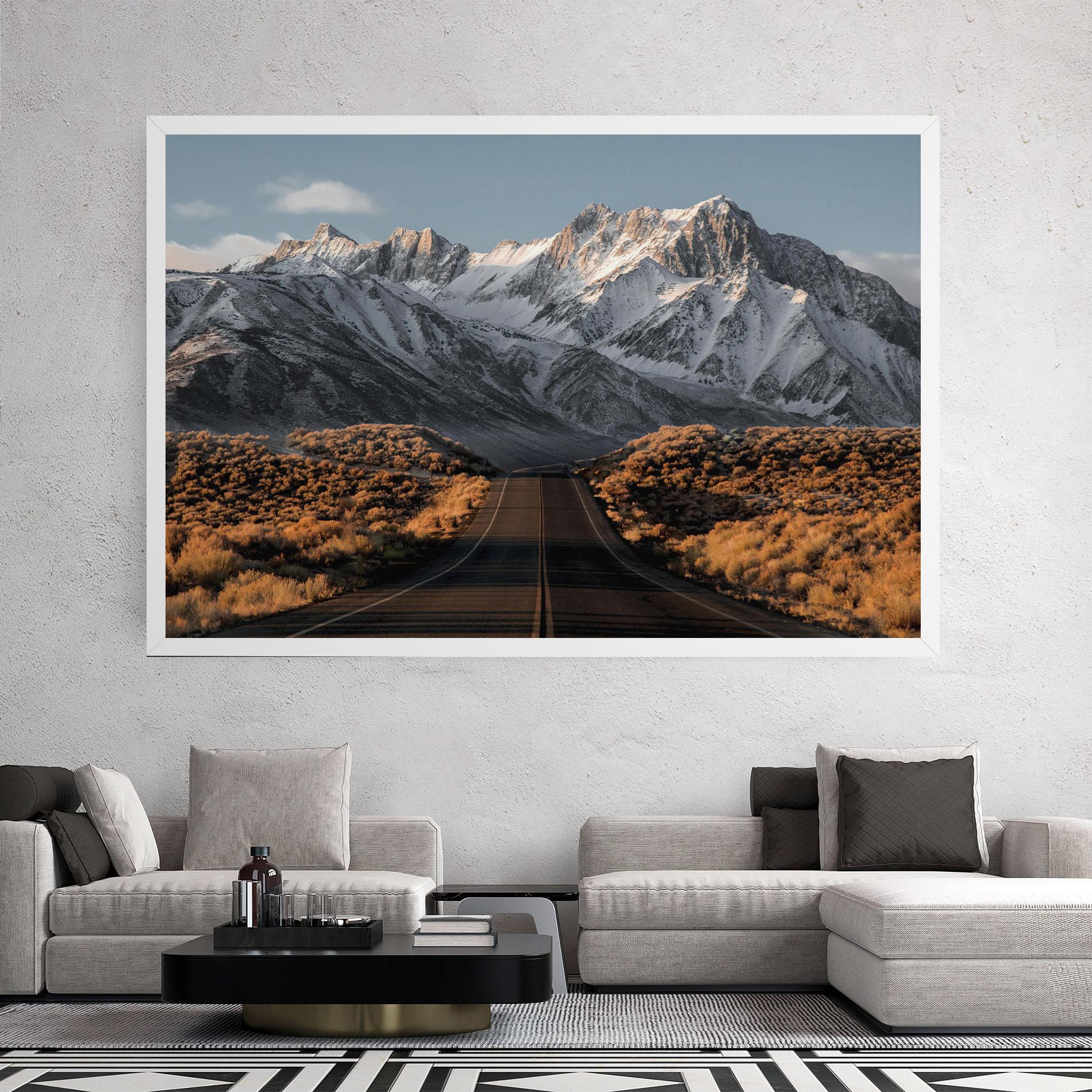 Tablou Canvas Nice Mountain Road mockup 2