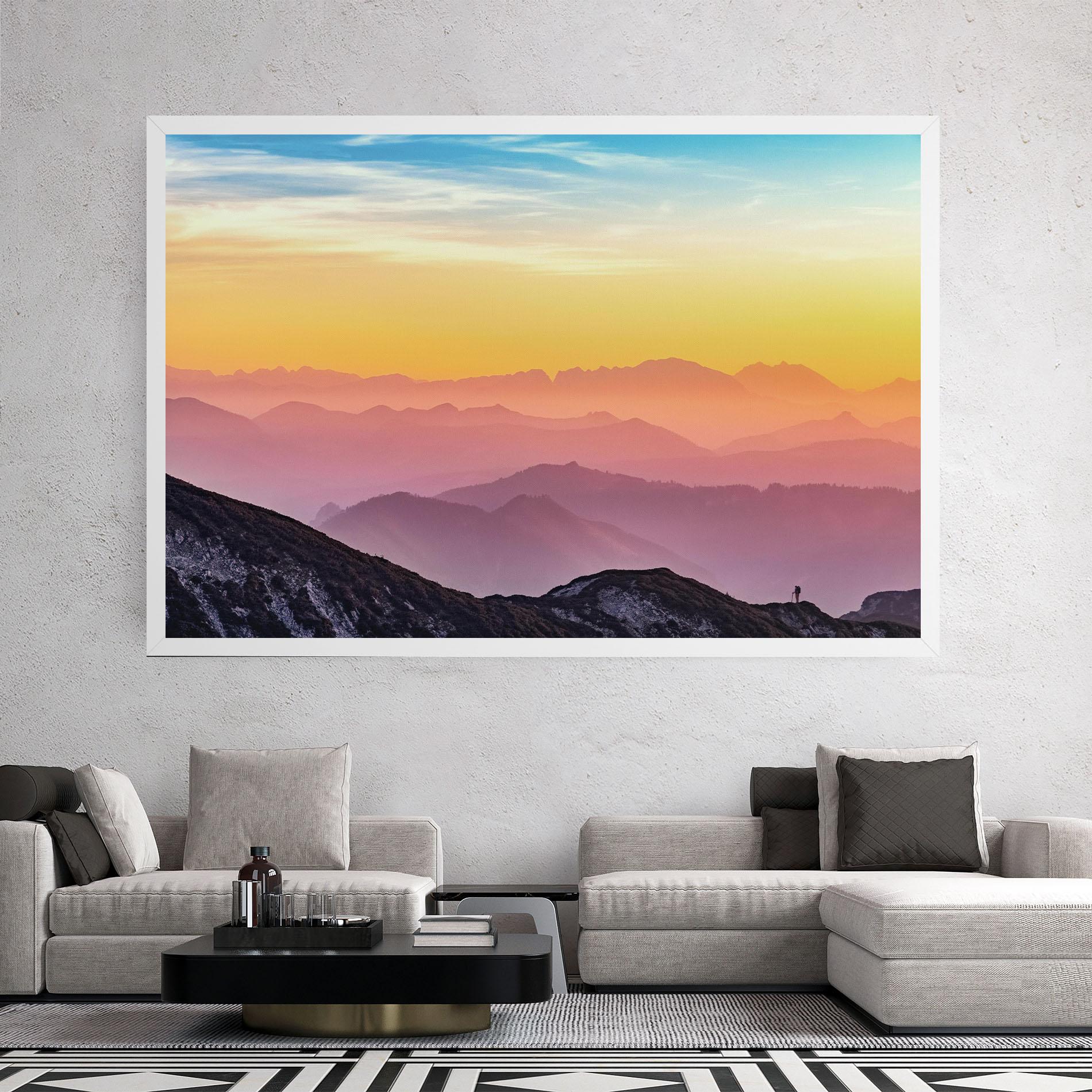 Tablou Canvas Pink Mist mockup 2