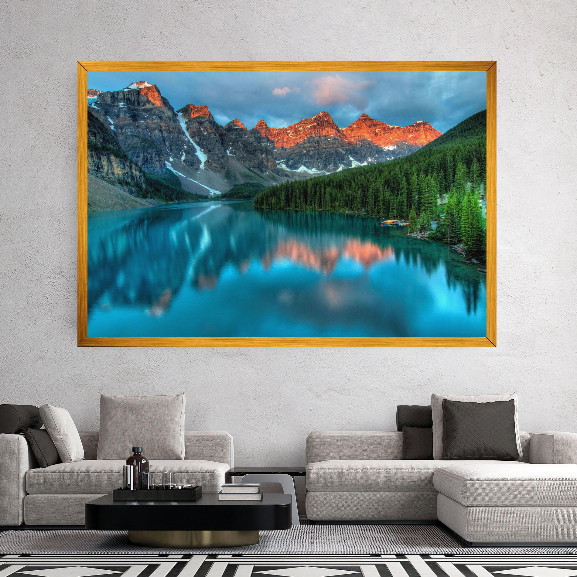 Tablou Canvas Lake Reflection mockup 2
