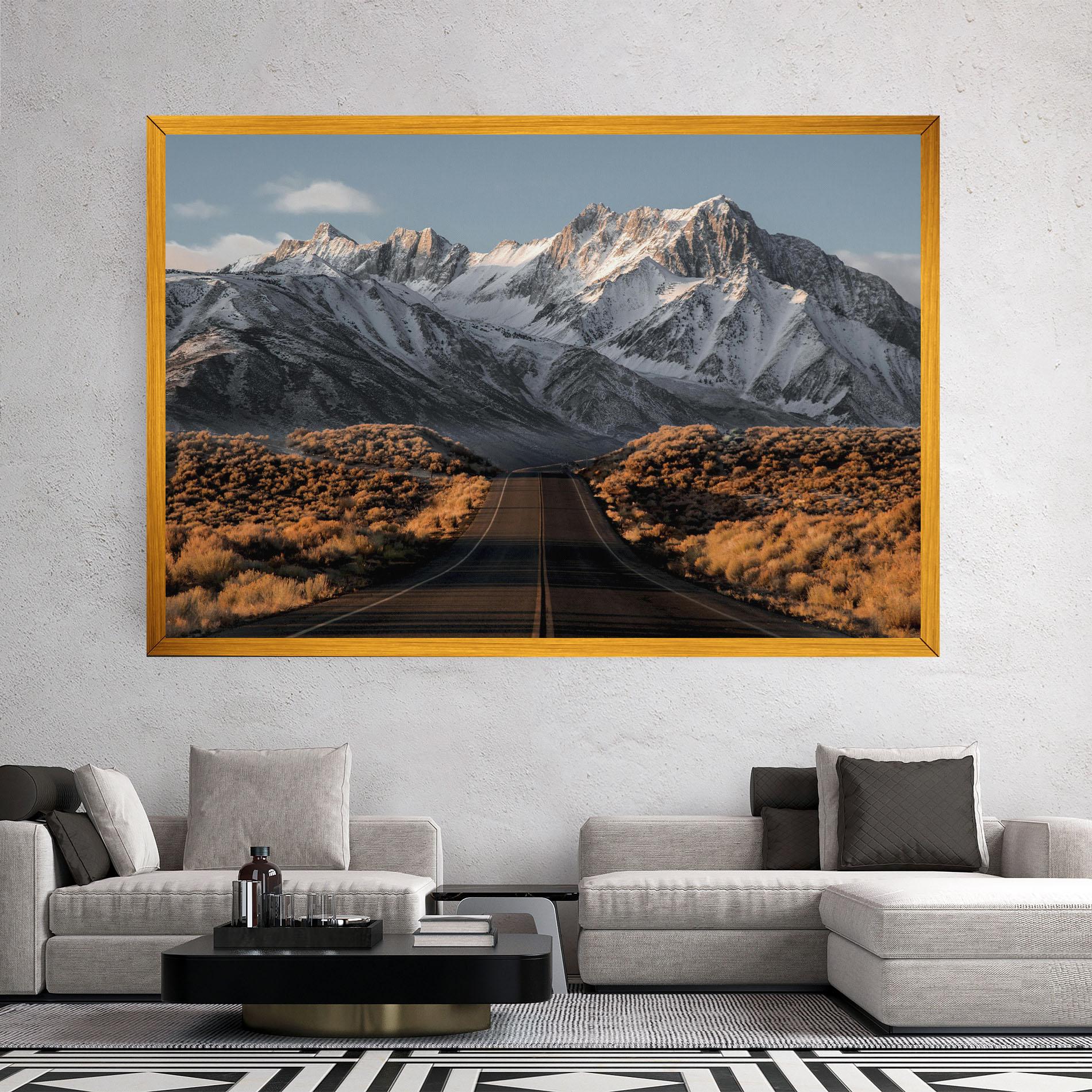 Tablou Canvas Nice Mountain Road mockup 2