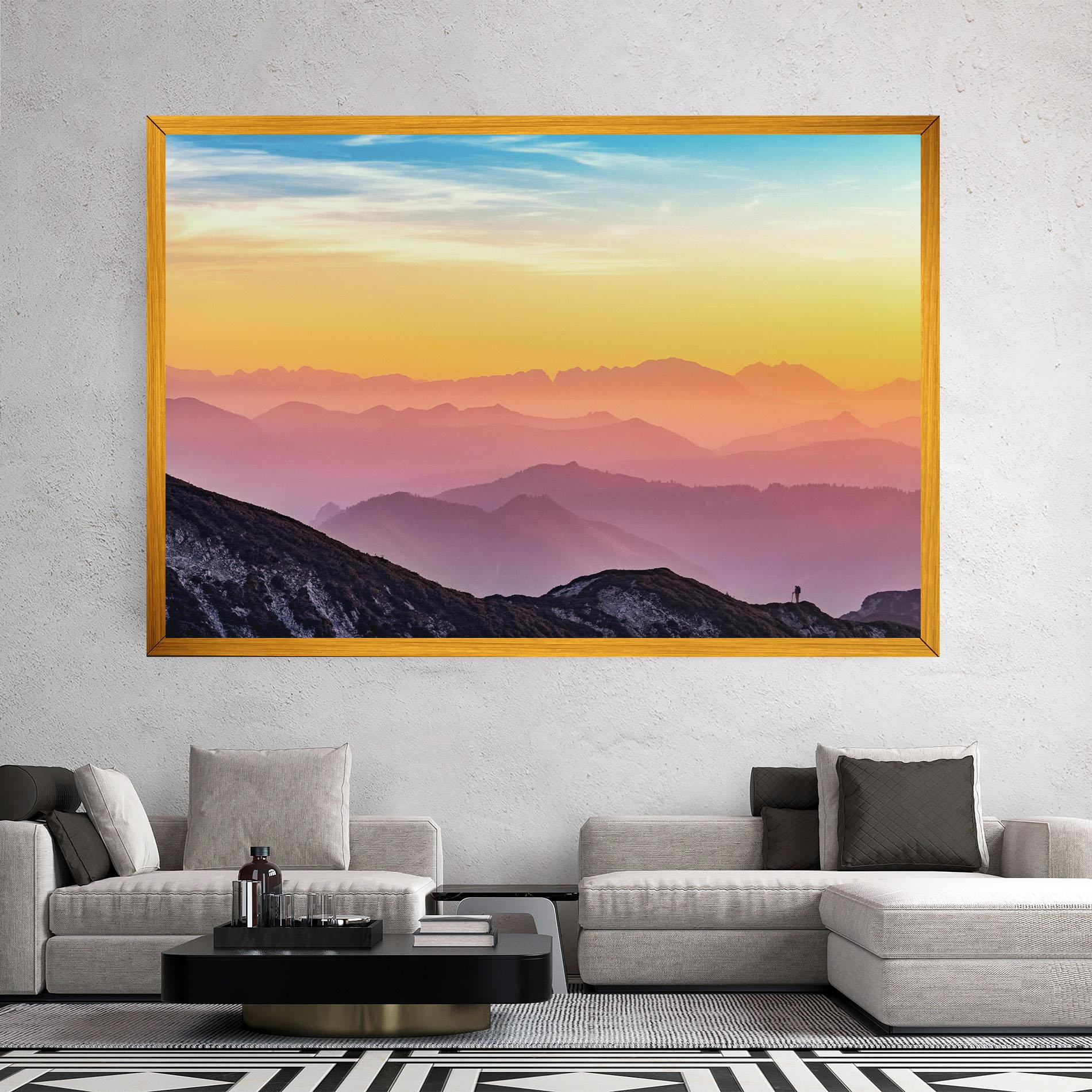 Tablou Canvas Pink Mist mockup 2