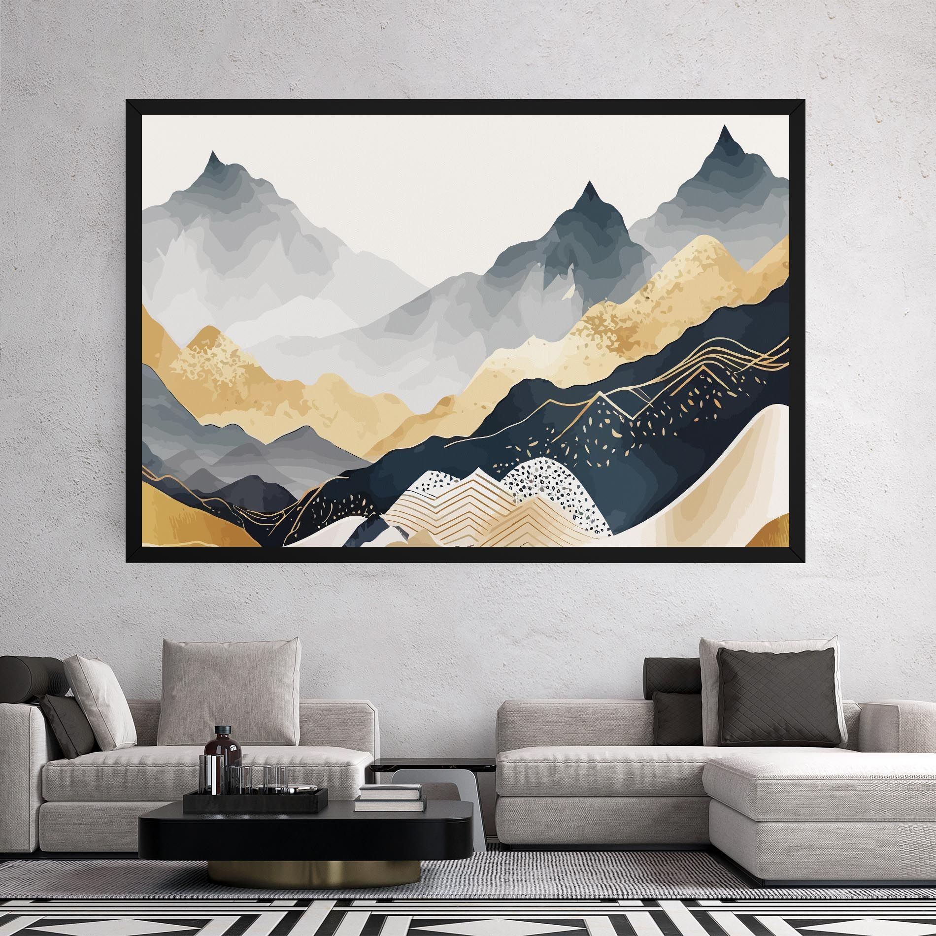 Blue Gold Mountain mockup 2