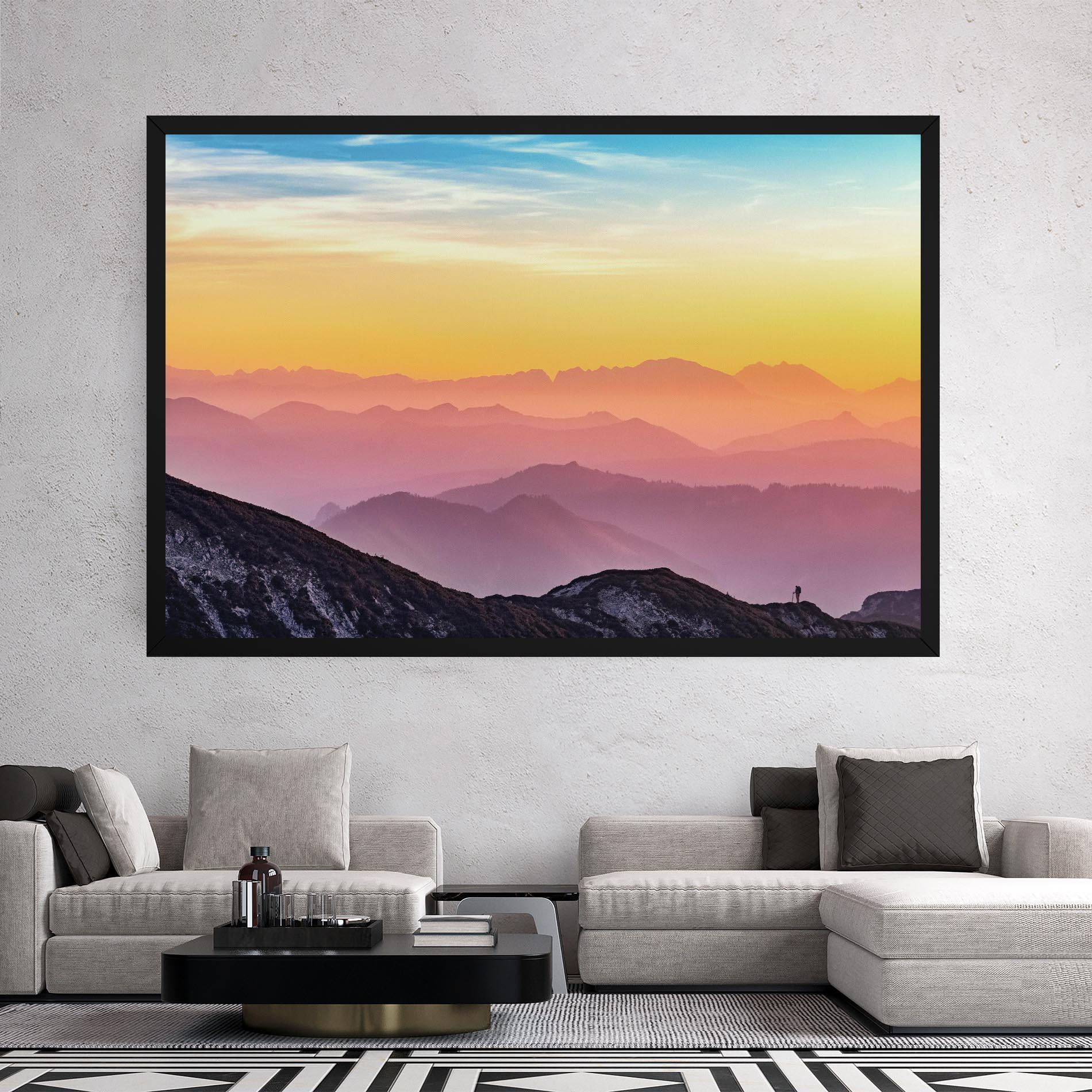 Tablou Canvas Pink Mist mockup 2