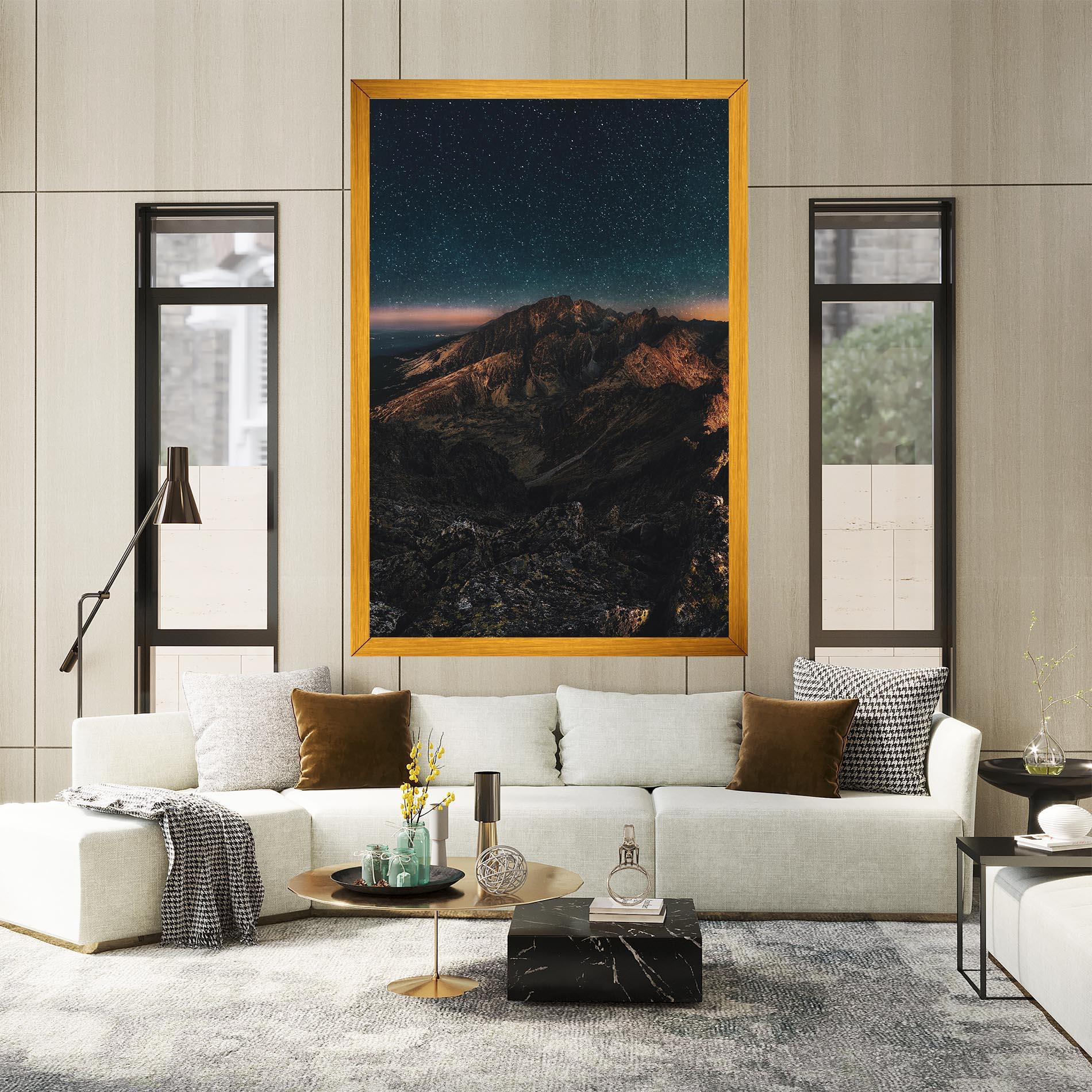 Tablou Canvas Mountain Sky mockup 2