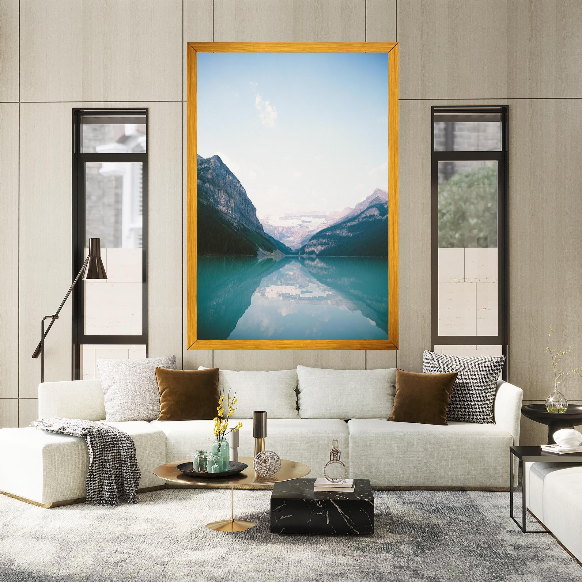 Tablou Canvas Mountain Valley mockup 2