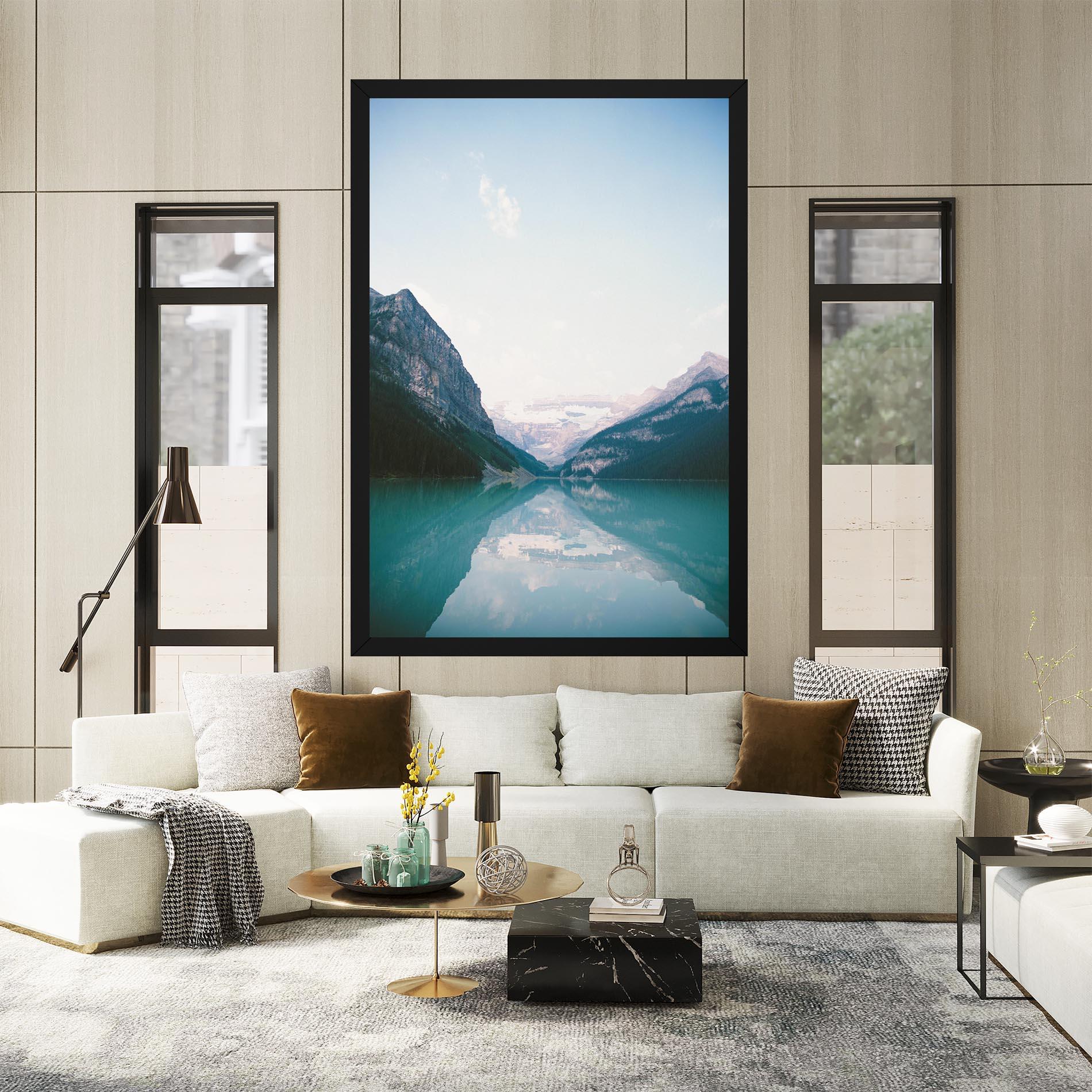 Tablou Canvas Mountain Valley mockup 2