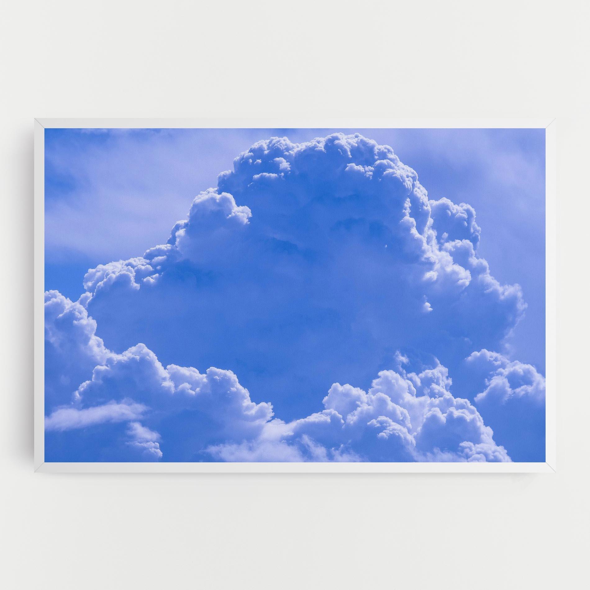 Tablou Canvas Big Blue Cloud mockup 0