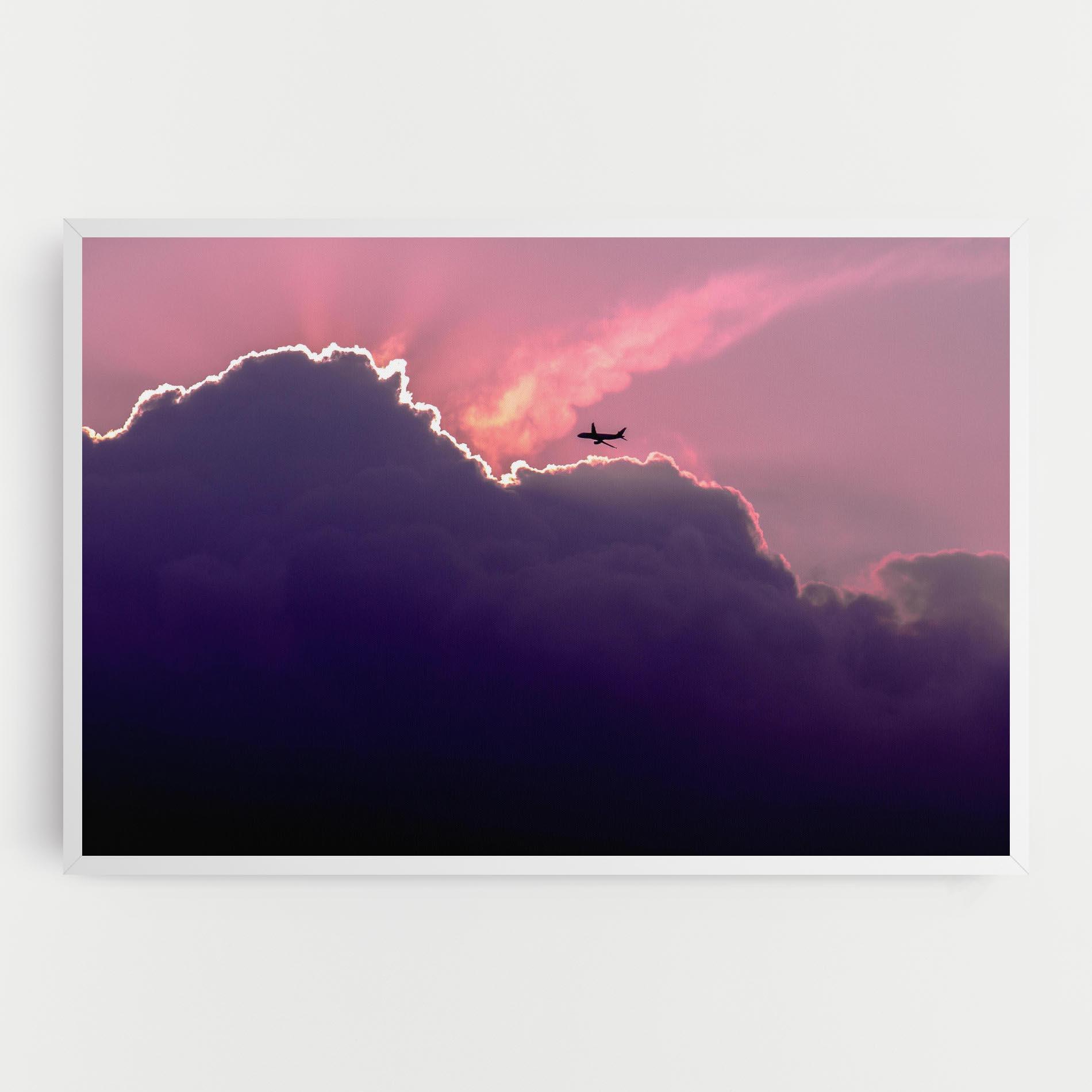 Tablou Canvas Big Purple Cloud mockup 0