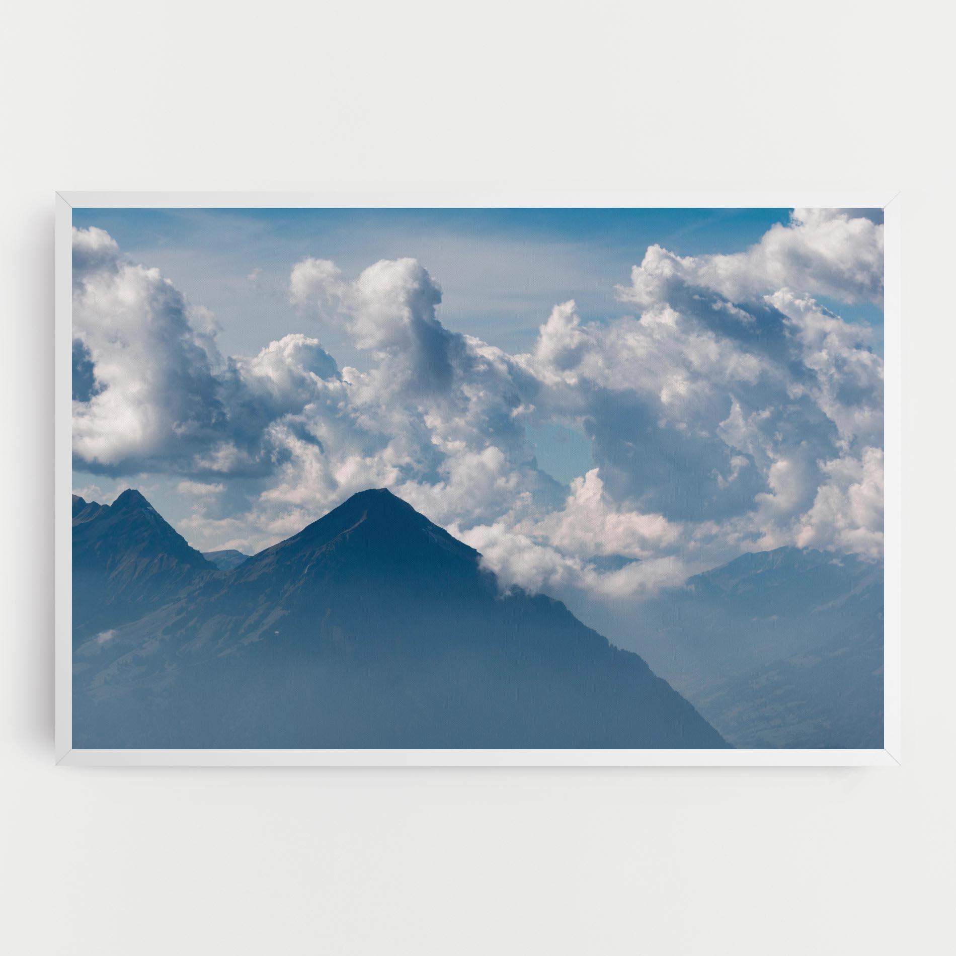 Tablou Canvas Cloudy View Mountain mockup 0