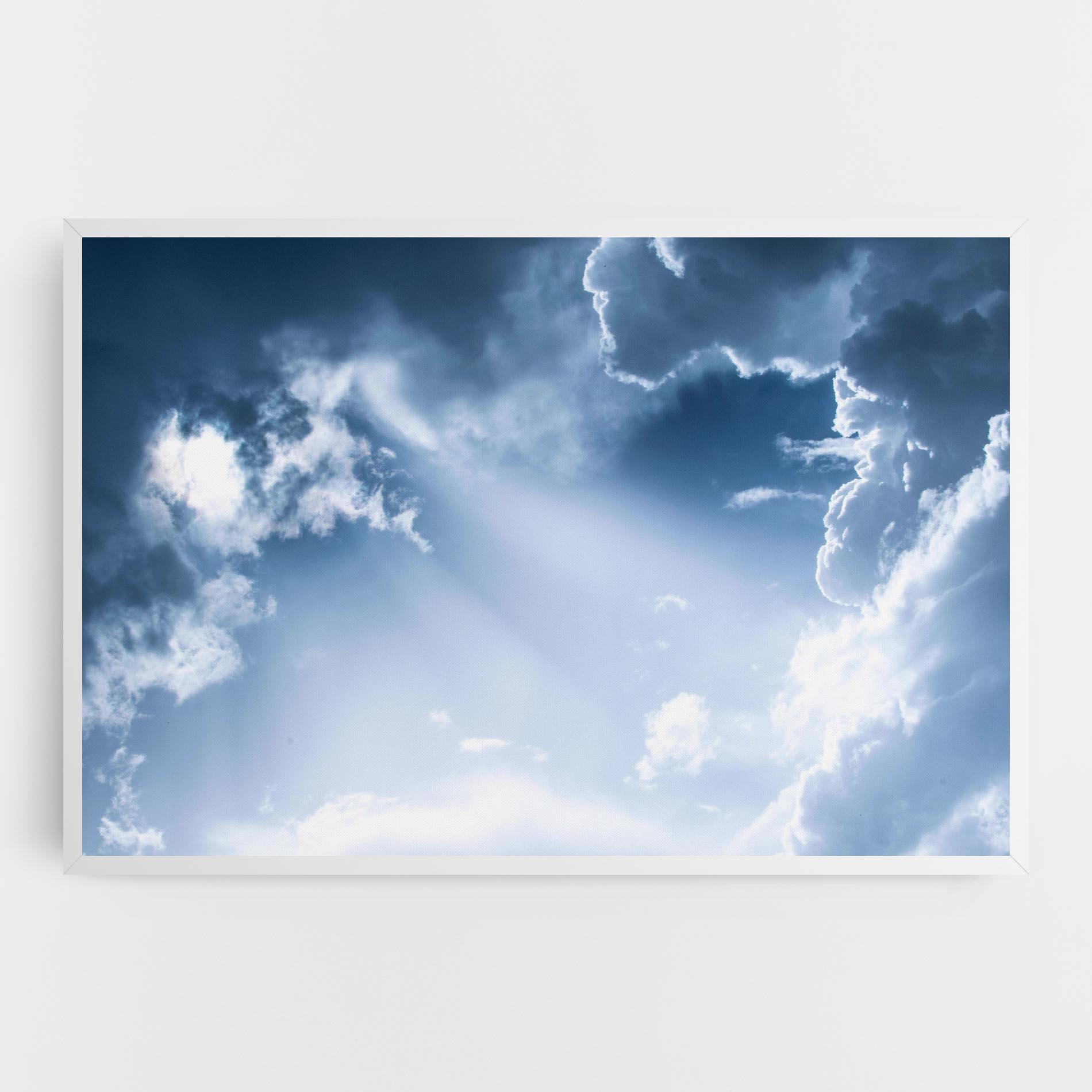 Tablou Canvas Dark Blue Sky mockup 0