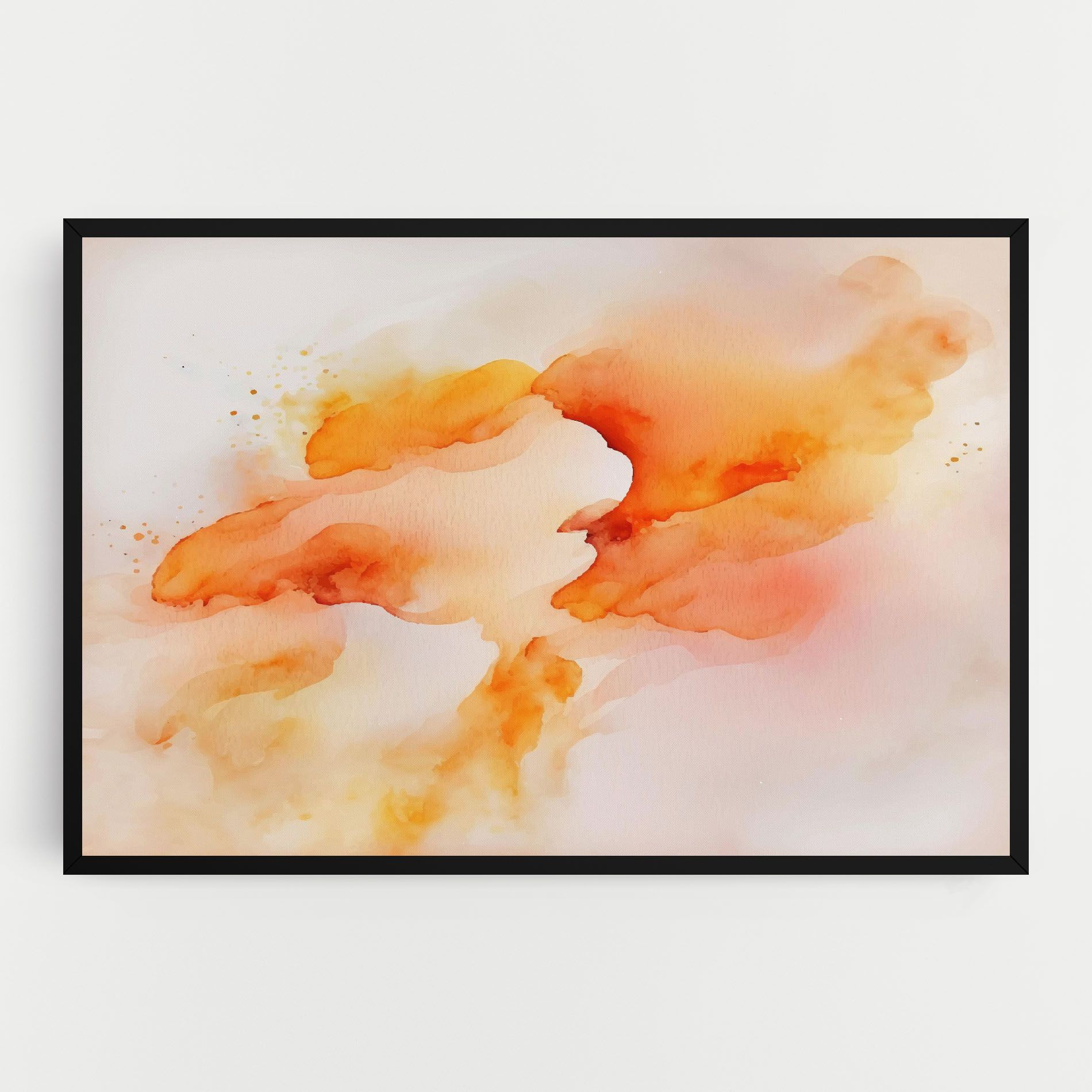 Abstract Orange Cloud mockup 0