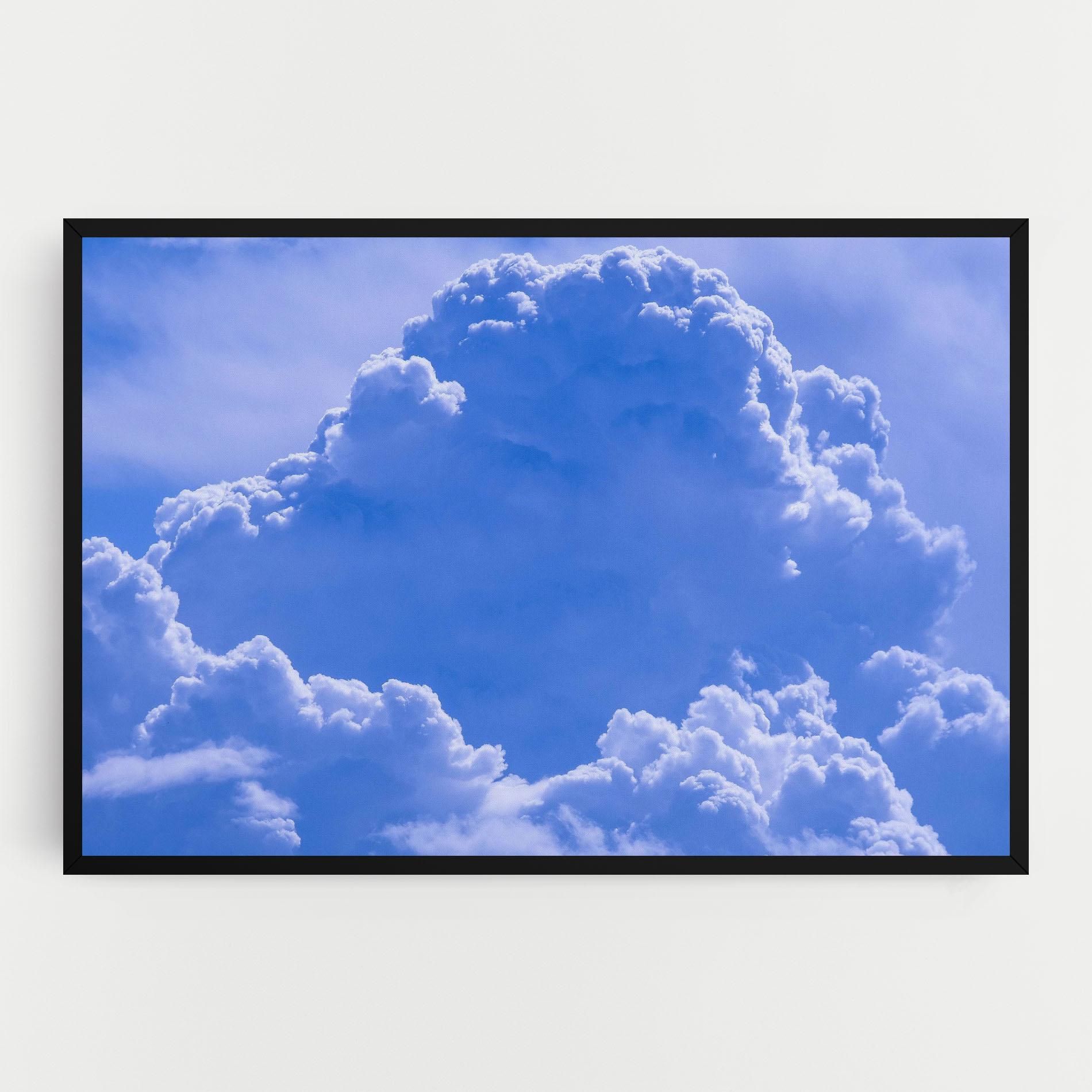 Tablou Canvas Big Blue Cloud mockup 0