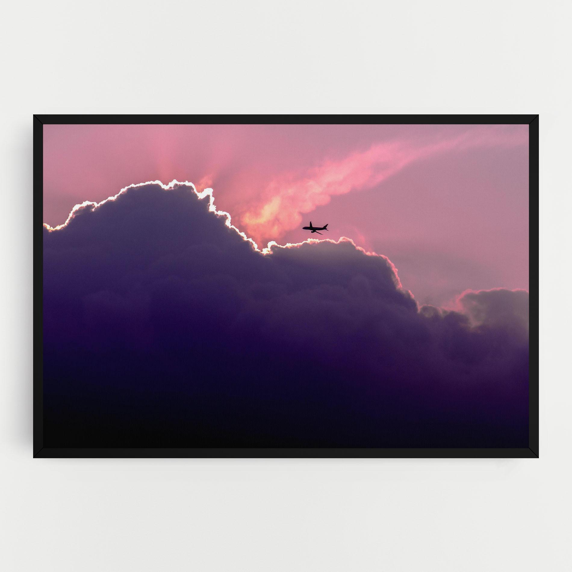Tablou Canvas Big Purple Cloud mockup 0