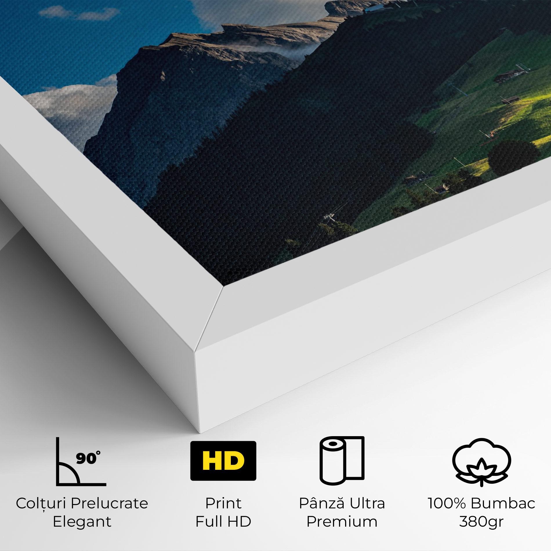 Tablou Canvas Beautiful Mountain Cloud View mockup 4