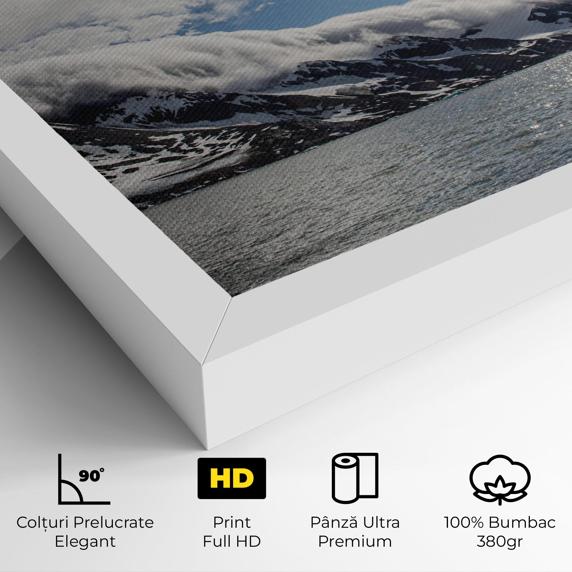 Tablou Canvas Clouds Over Ice mockup 4