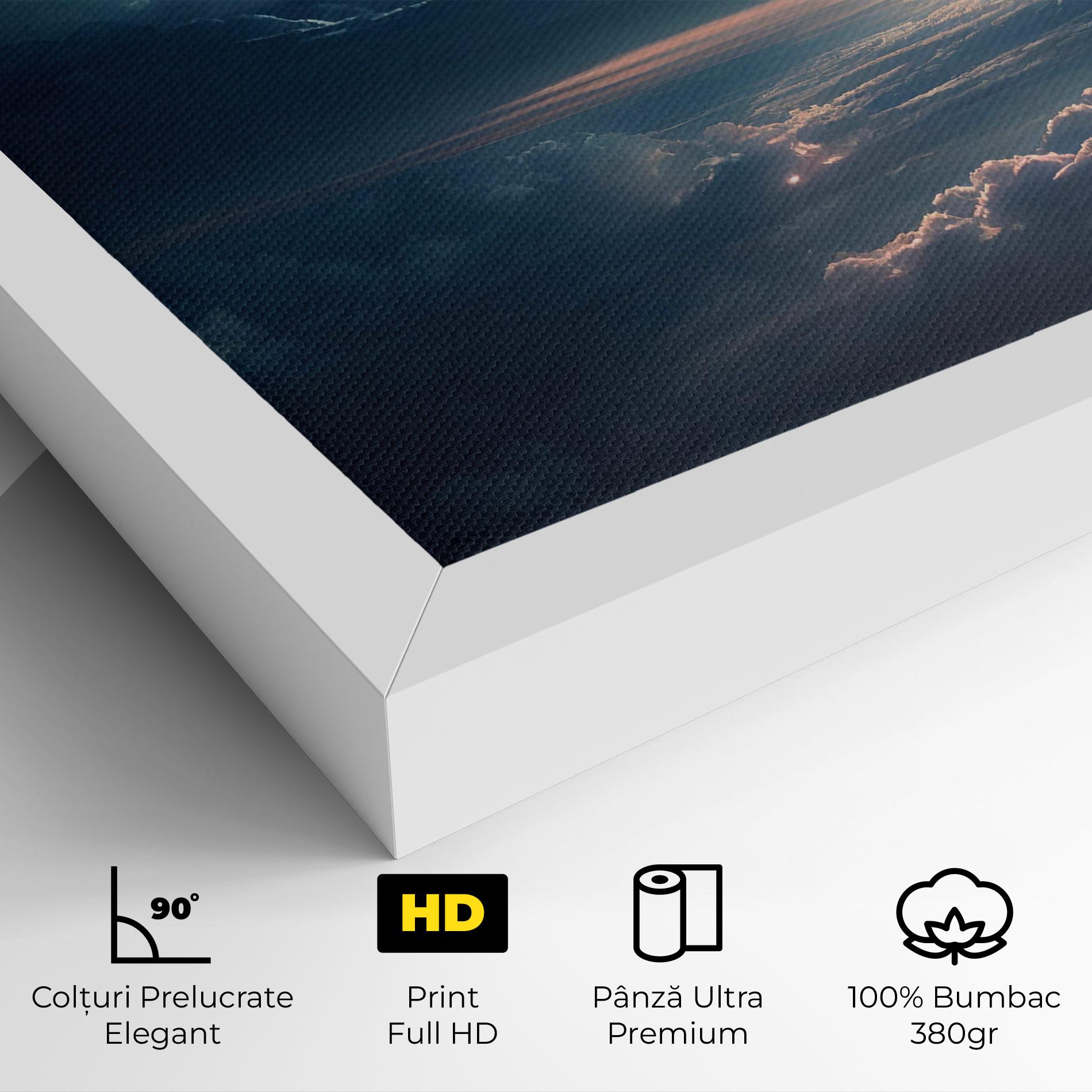 Tablou Canvas Dark Clouds mockup 4