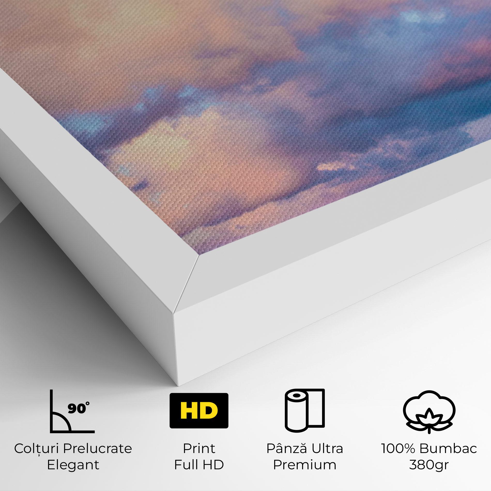 Tablou Canvas Dreamy Pink Clouds mockup 4