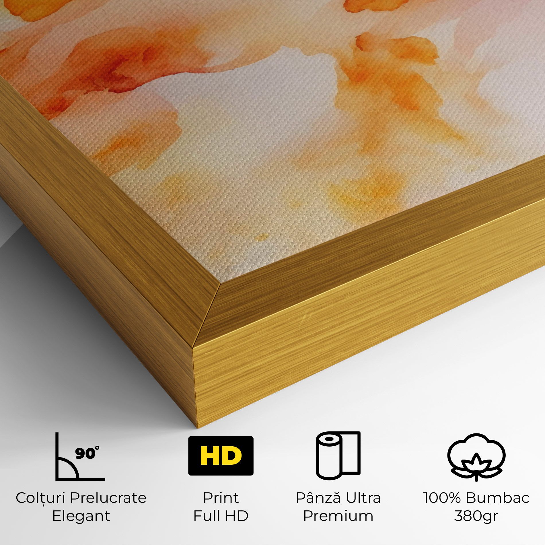 Abstract Orange Cloud mockup 4