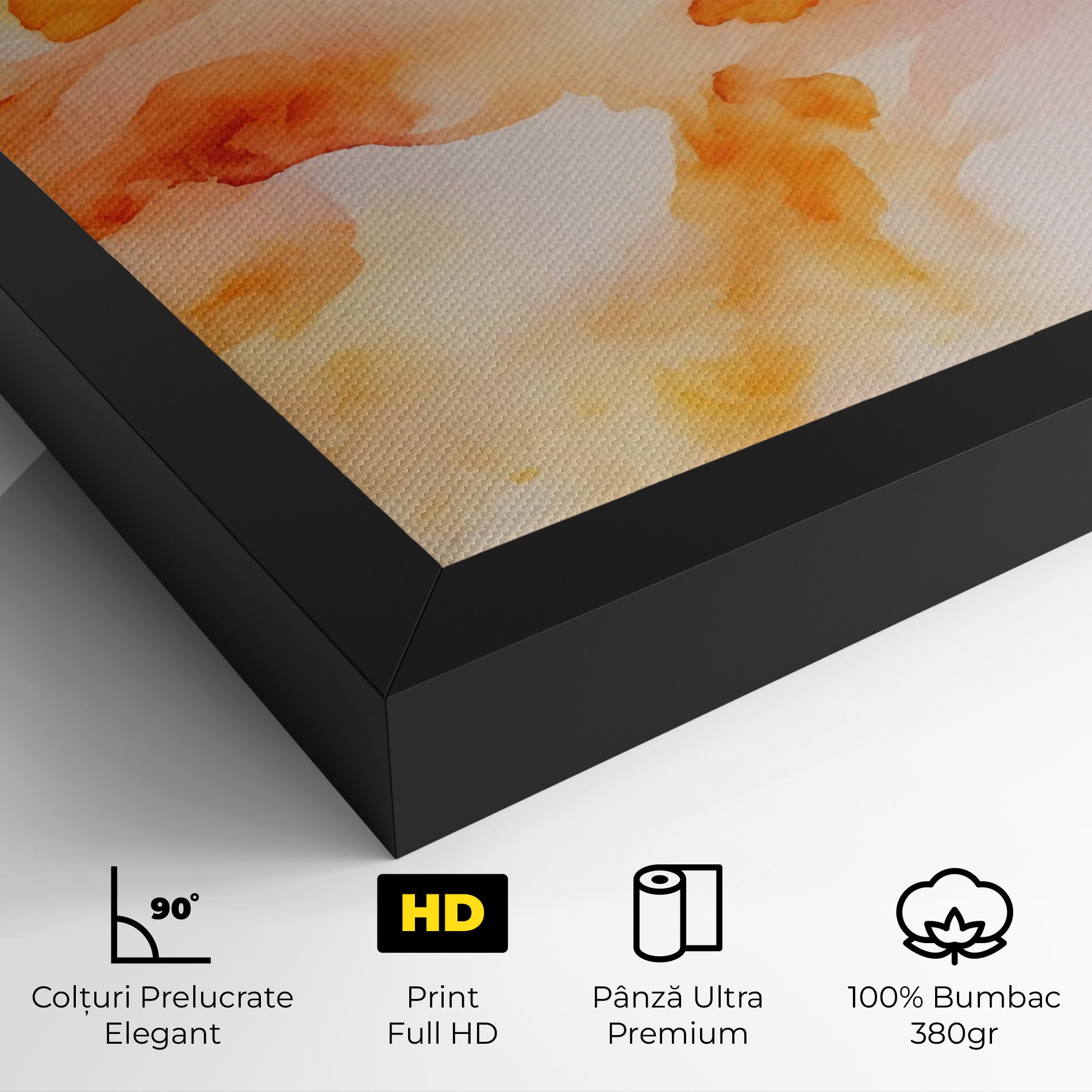 Abstract Orange Cloud mockup 4