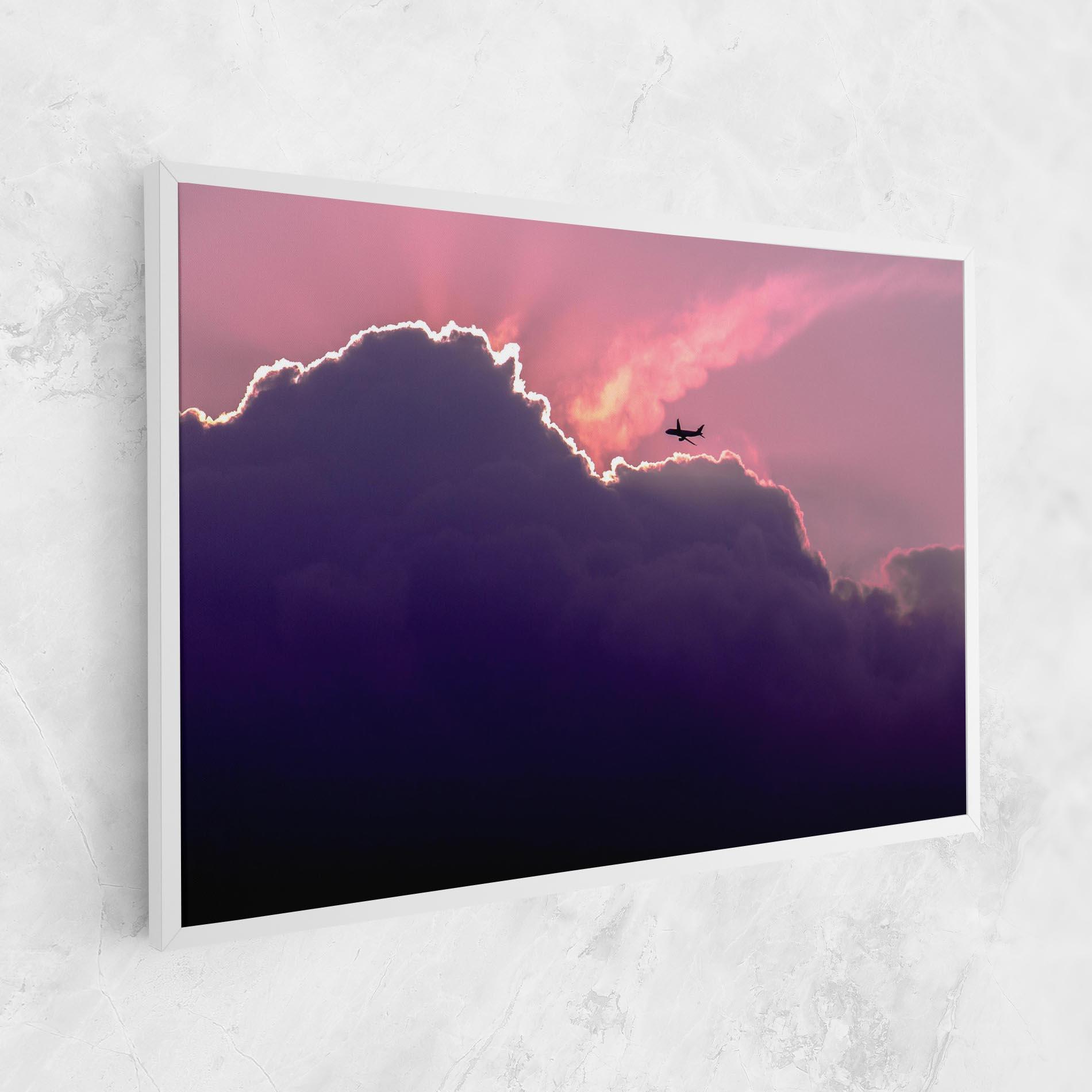 Tablou Canvas Big Purple Cloud mockup 1