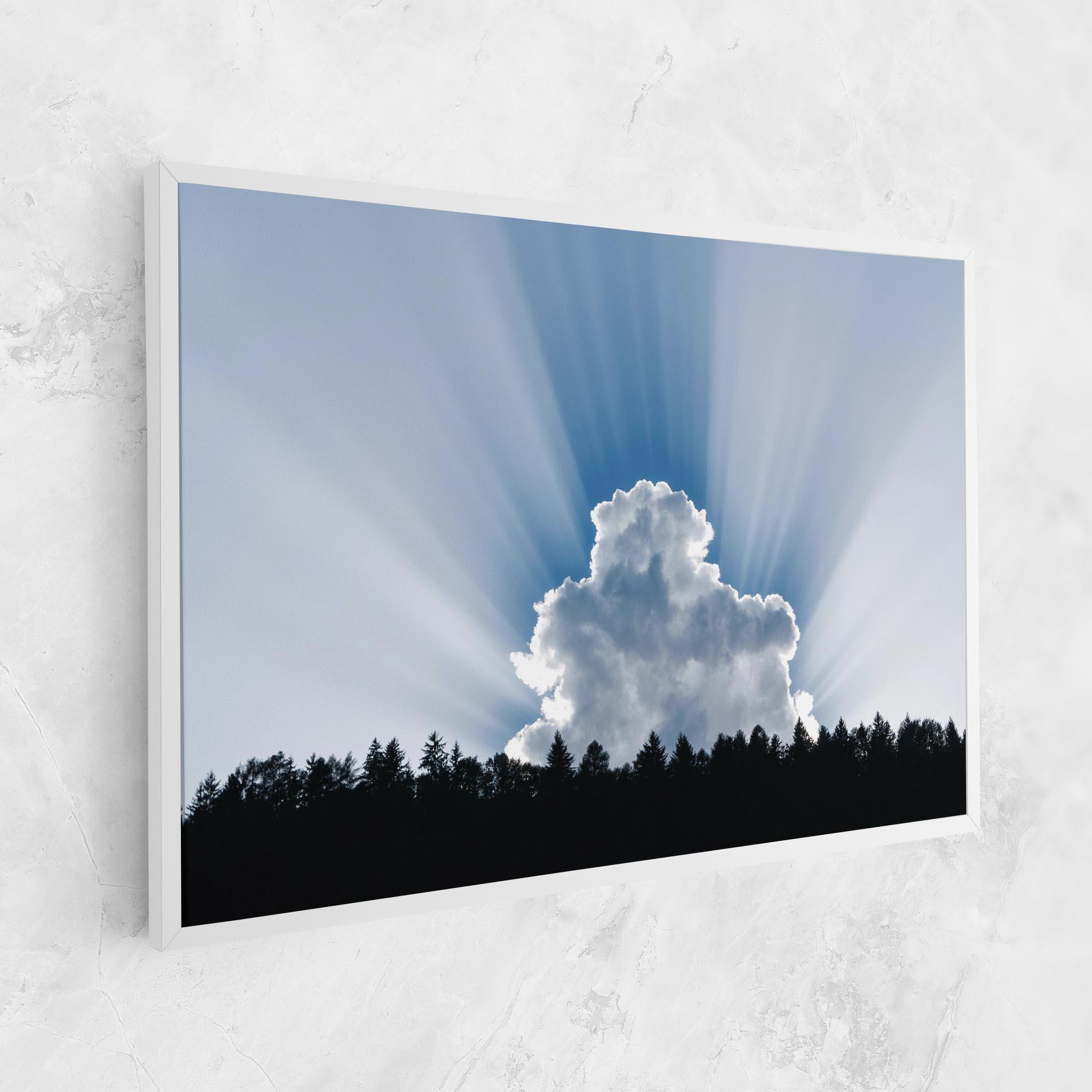 Tablou Canvas Big White Cloud Light mockup 1