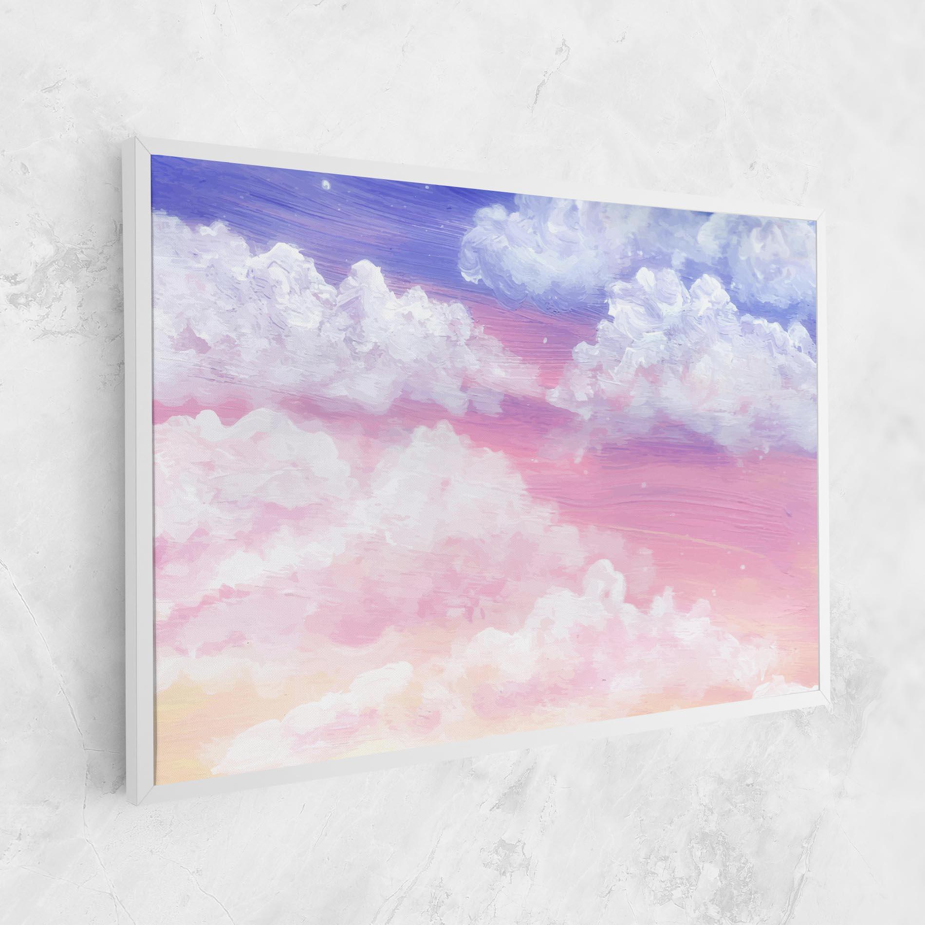 Tablou Canvas Cloud Paint Texture mockup 1