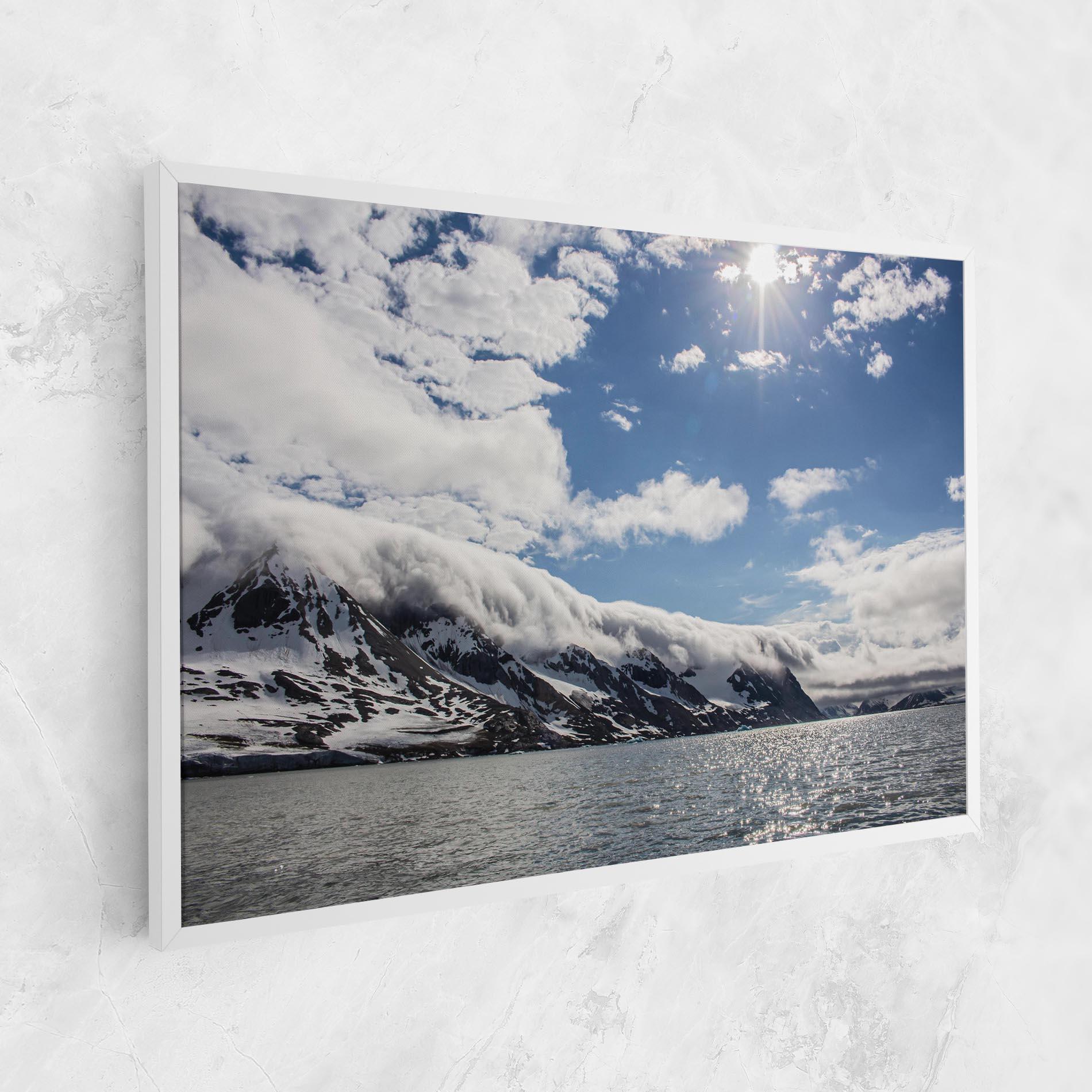 Tablou Canvas Clouds Over Ice mockup 1