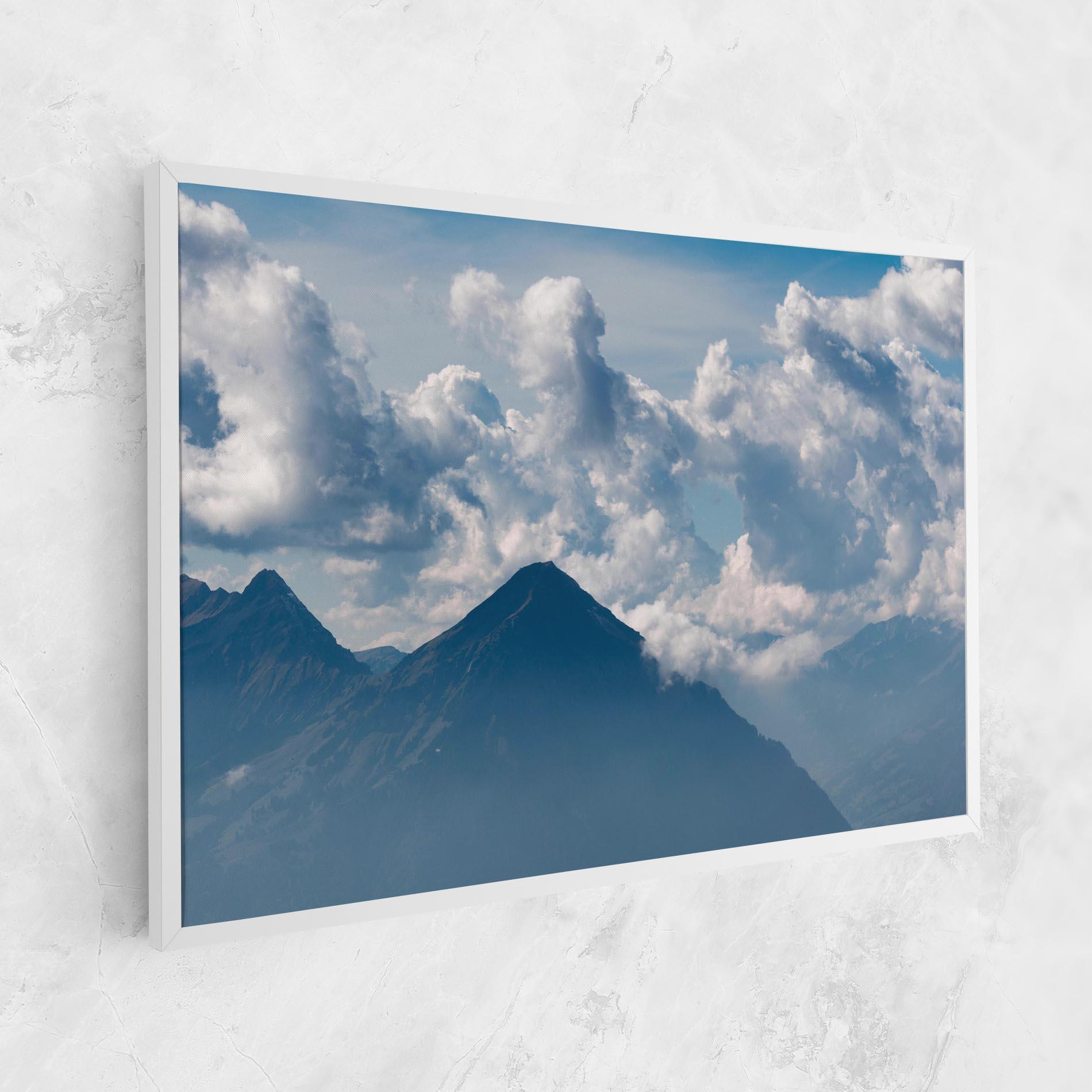 Tablou Canvas Cloudy View Mountain mockup 1