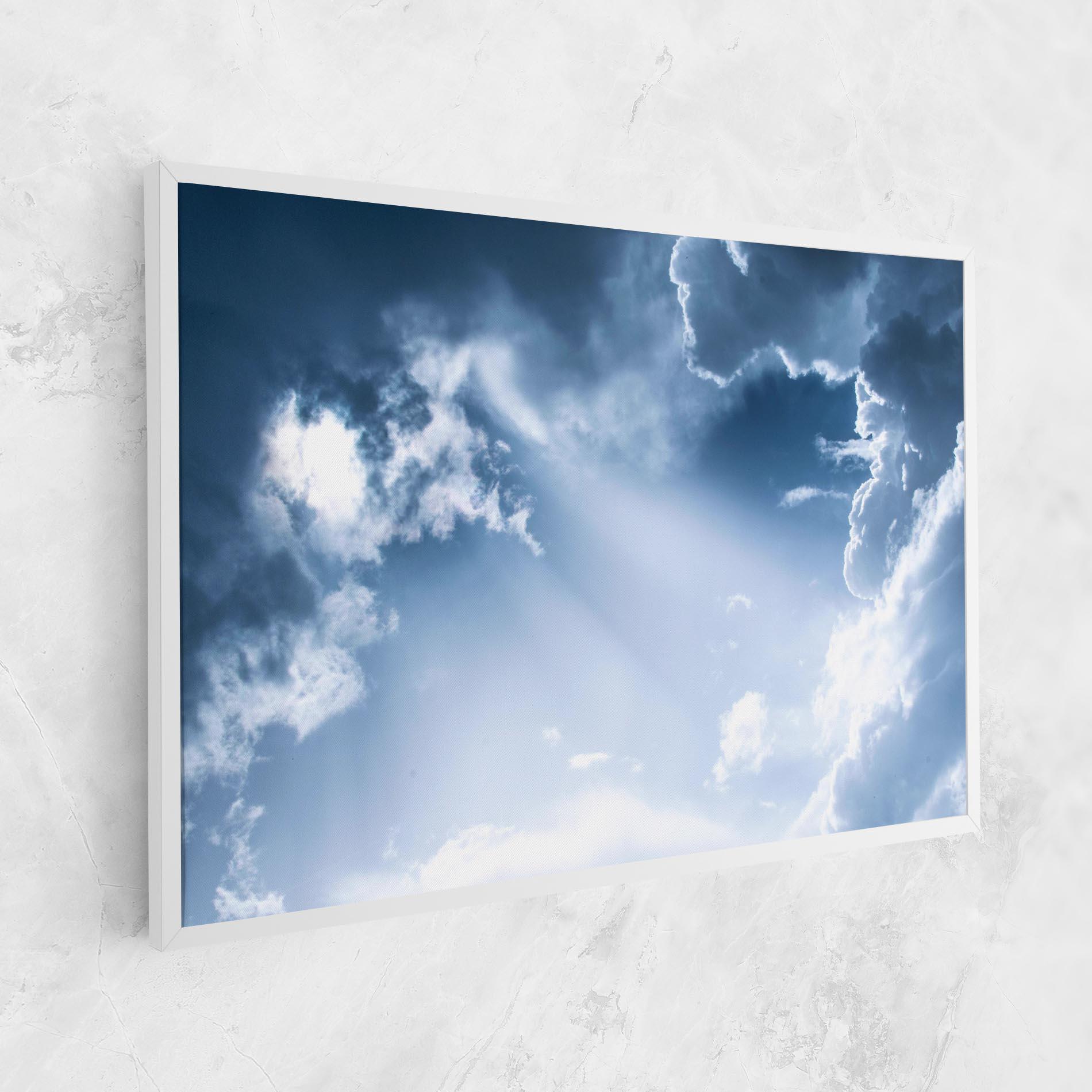 Tablou Canvas Dark Blue Sky mockup 1