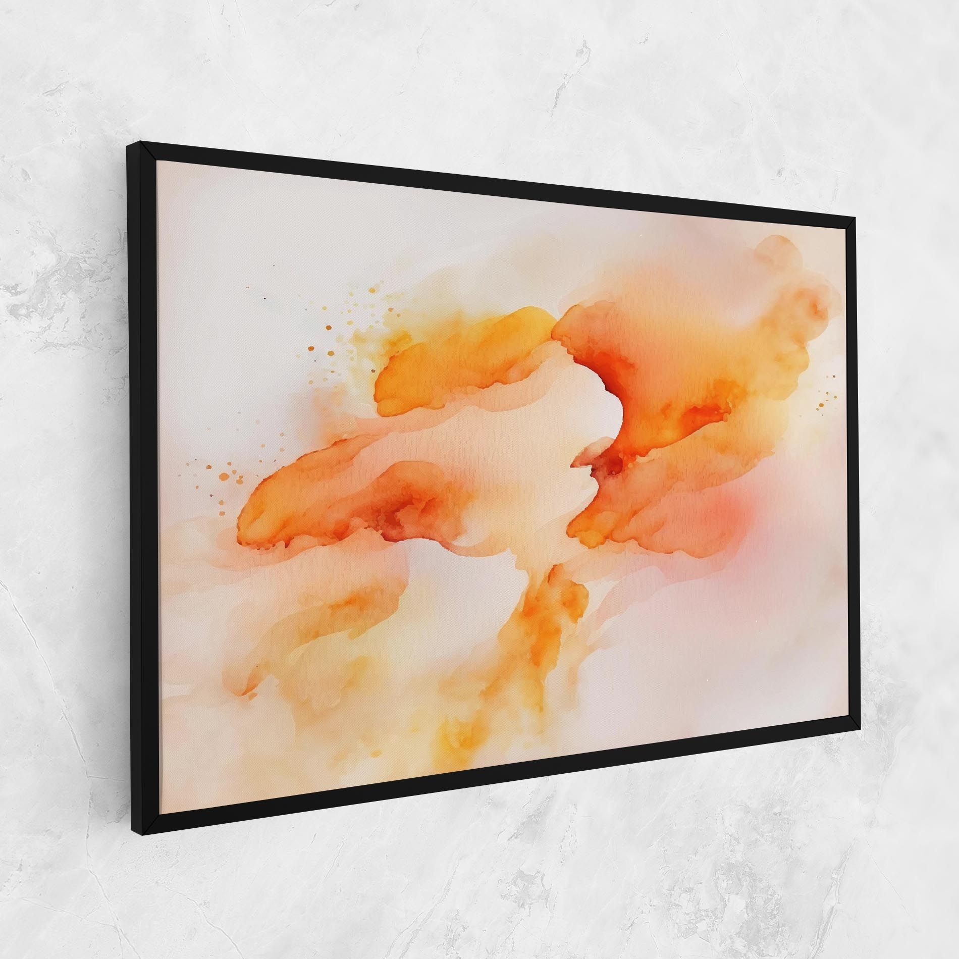 Abstract Orange Cloud mockup 1