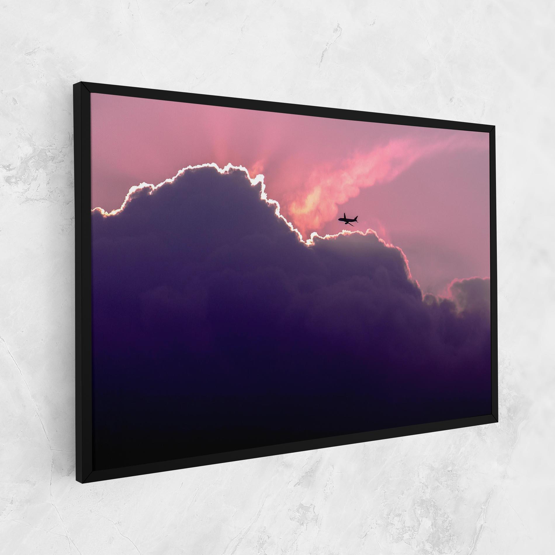 Tablou Canvas Big Purple Cloud mockup 1