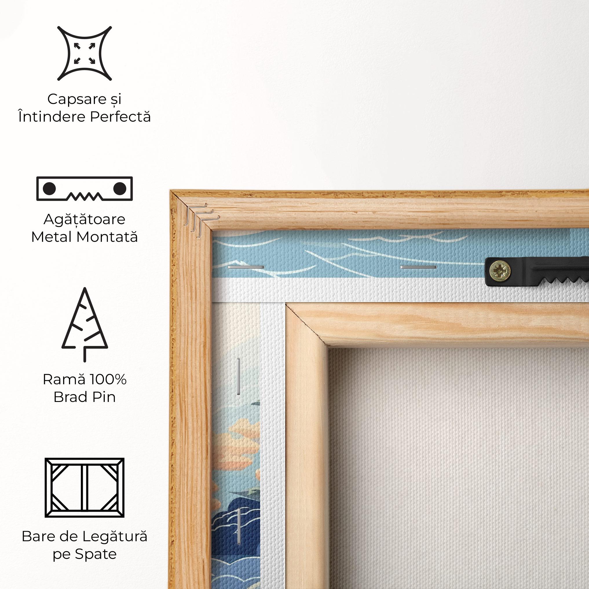 Tablou Canvas Big White Clouds mockup 5