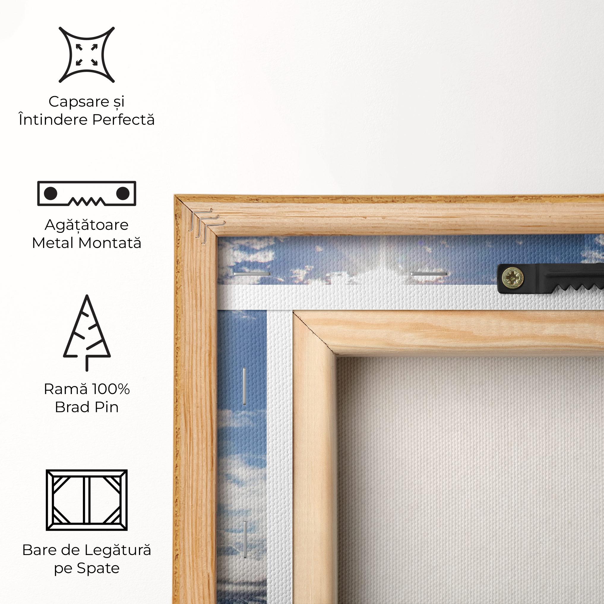 Tablou Canvas Clouds Over Ice mockup 5