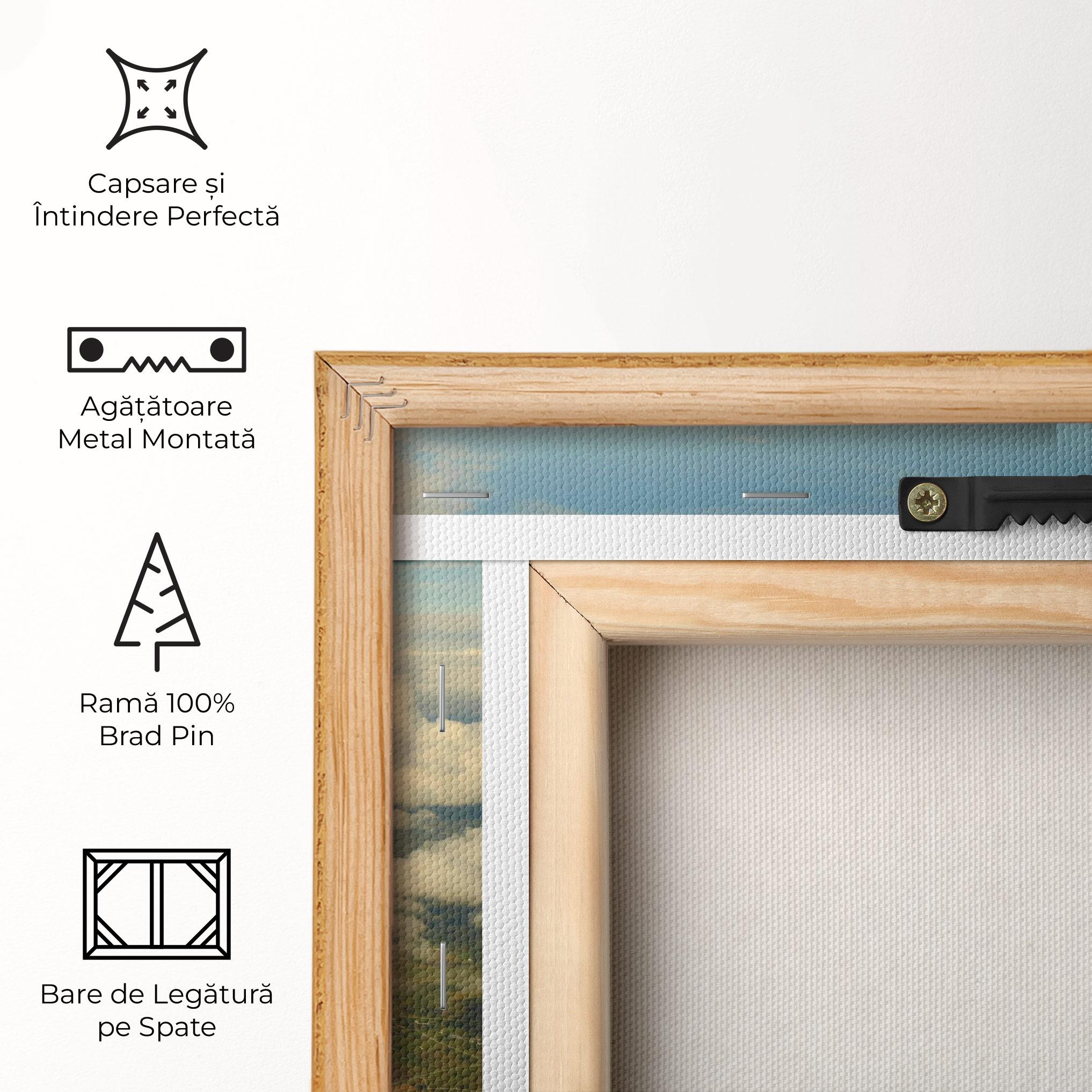 Tablou Canvas Clouds View From Plane mockup 5