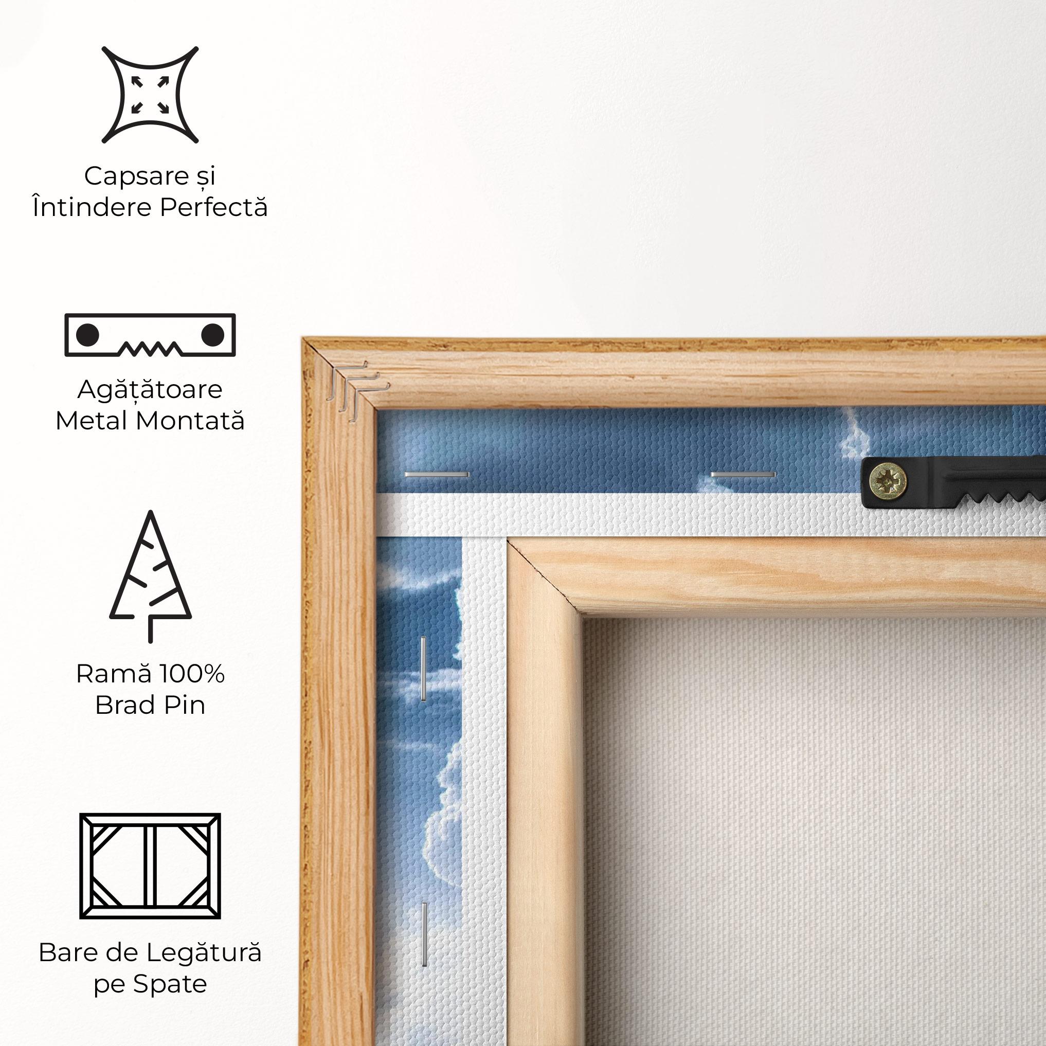 Tablou Canvas Dark Blue Sky mockup 5