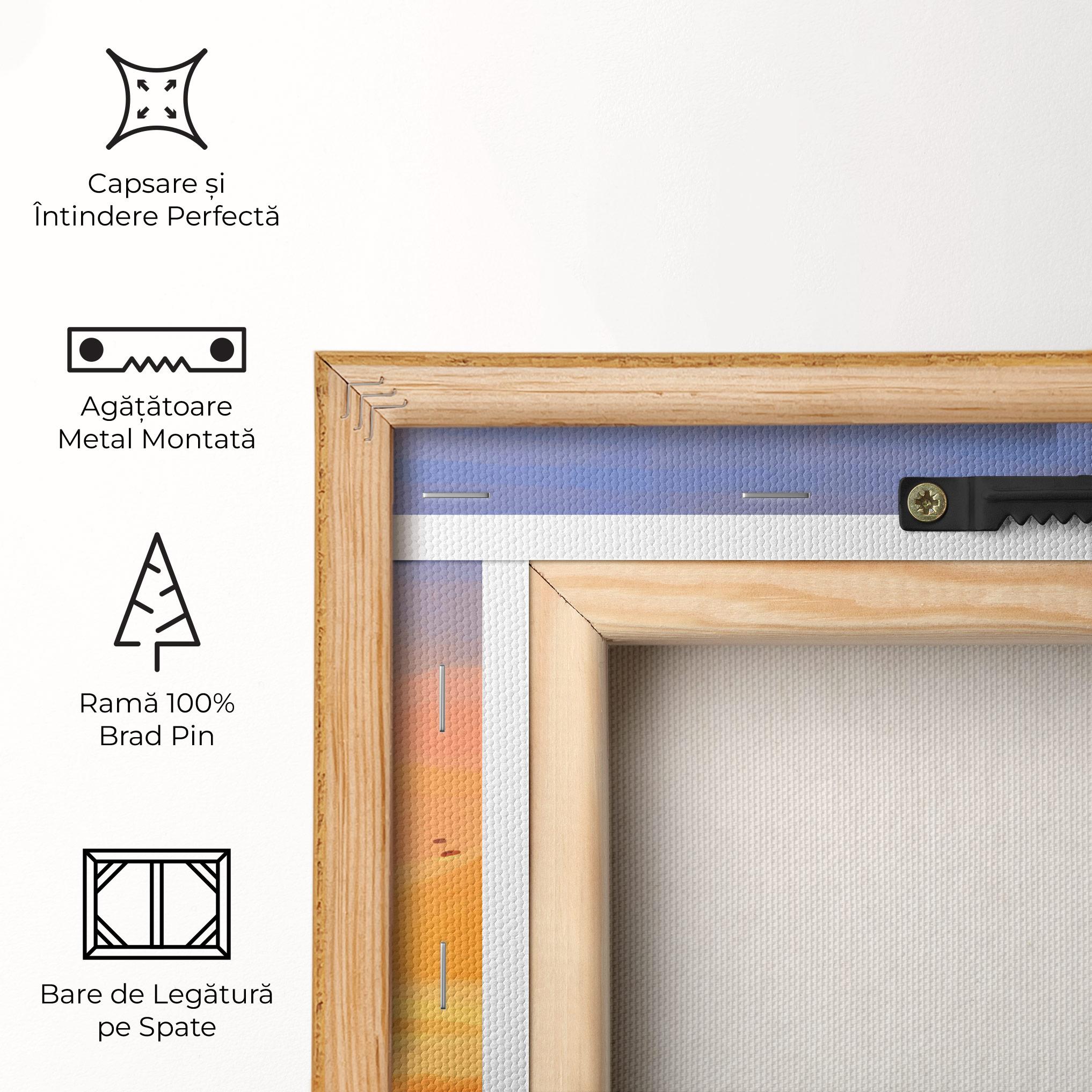 Tablou Canvas Dark Cloud Sunset mockup 5