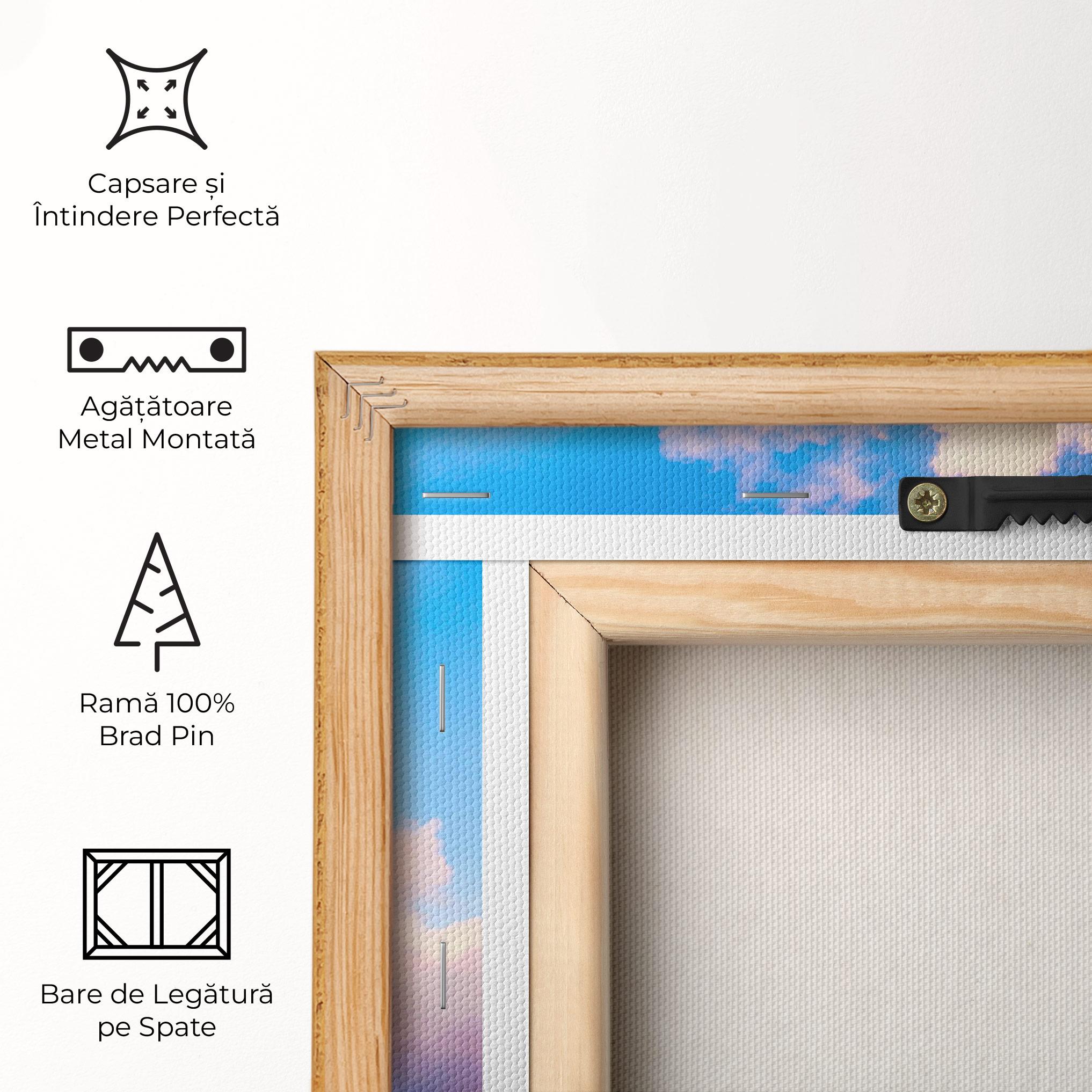 Tablou Canvas Dreamy Pink Clouds mockup 5