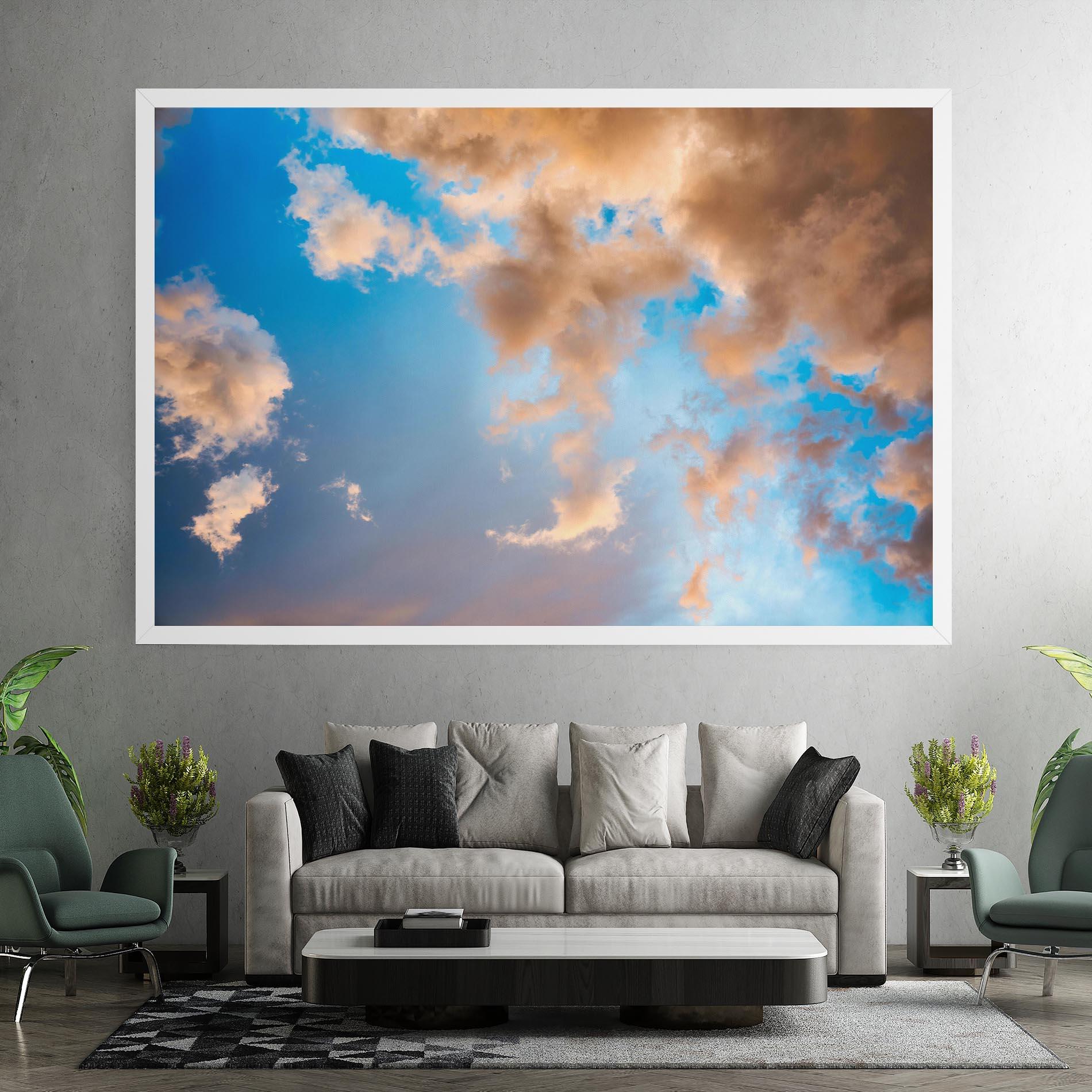 Tablou Canvas Clouds Blue Sky mockup 7