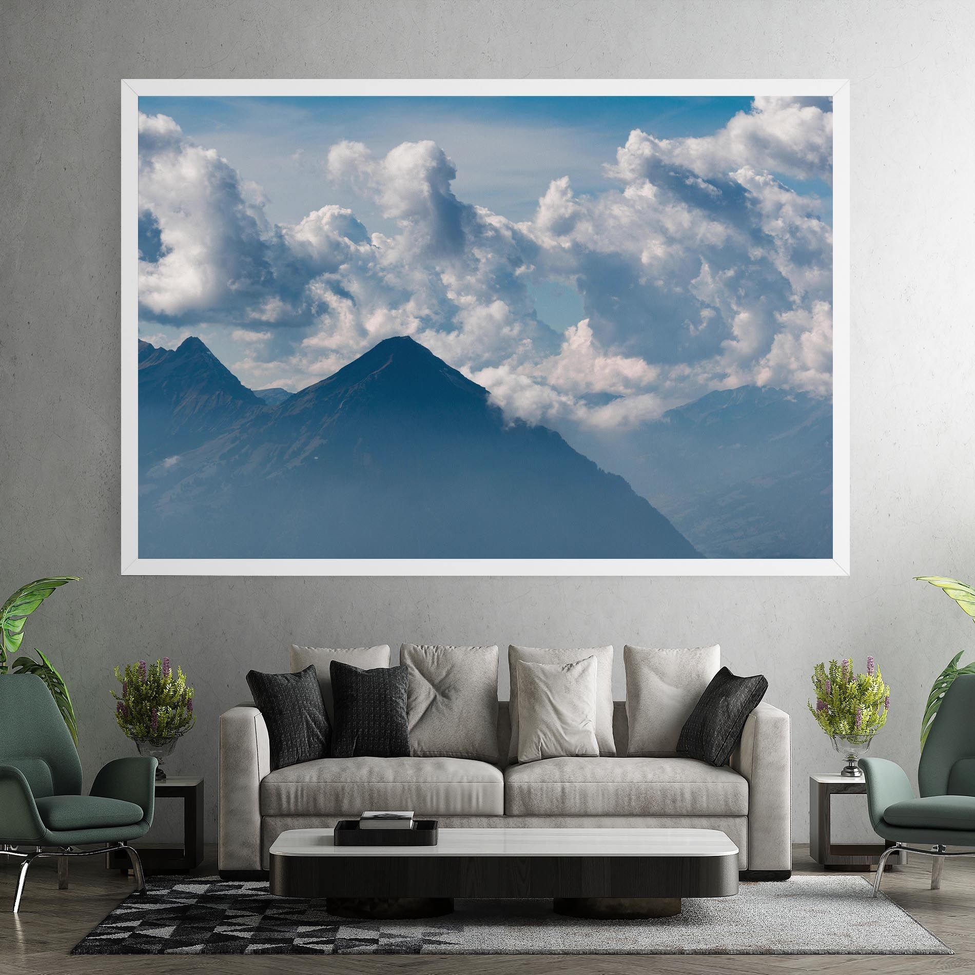 Cloudy View Mountain mockup 7