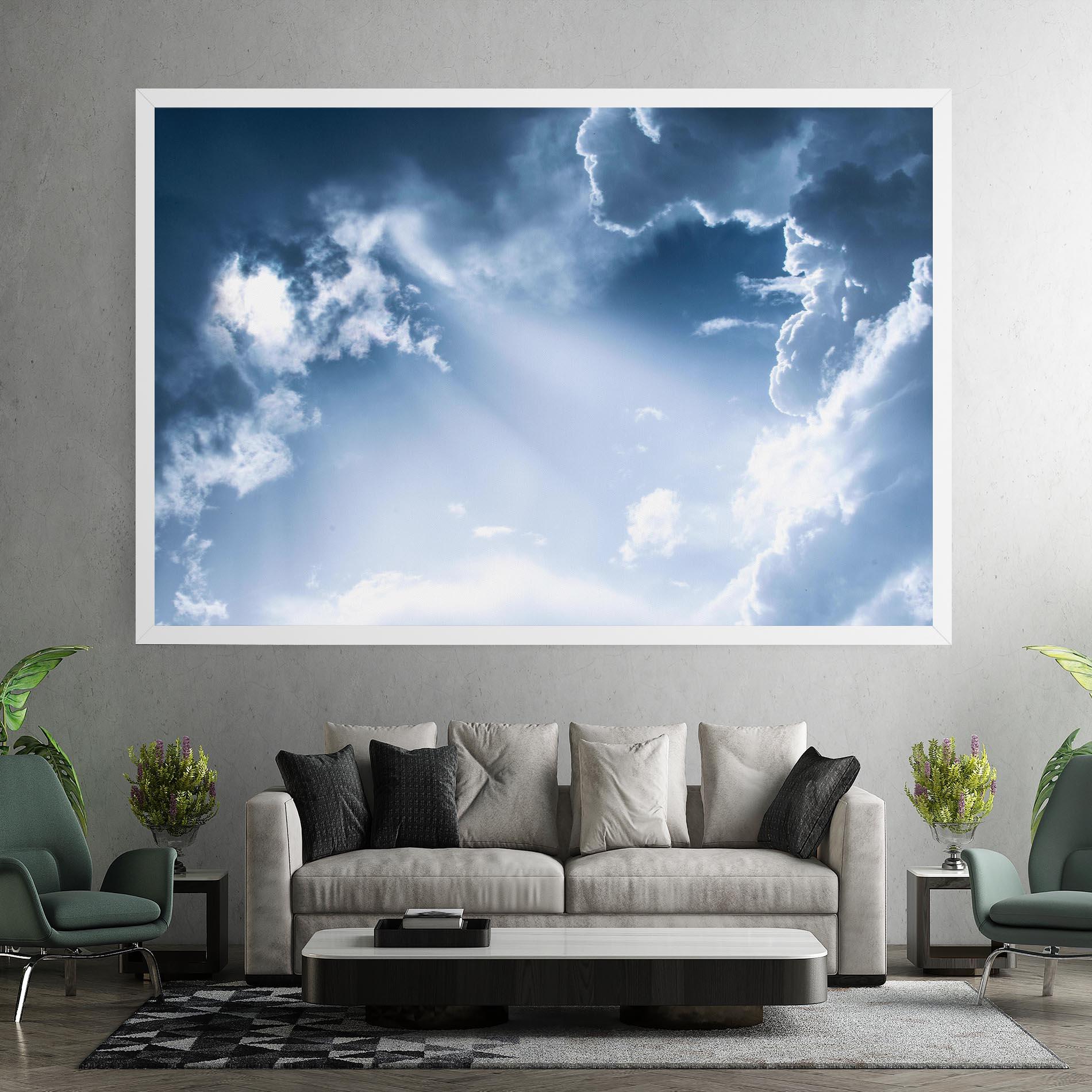 Tablou Canvas Dark Blue Sky mockup 7