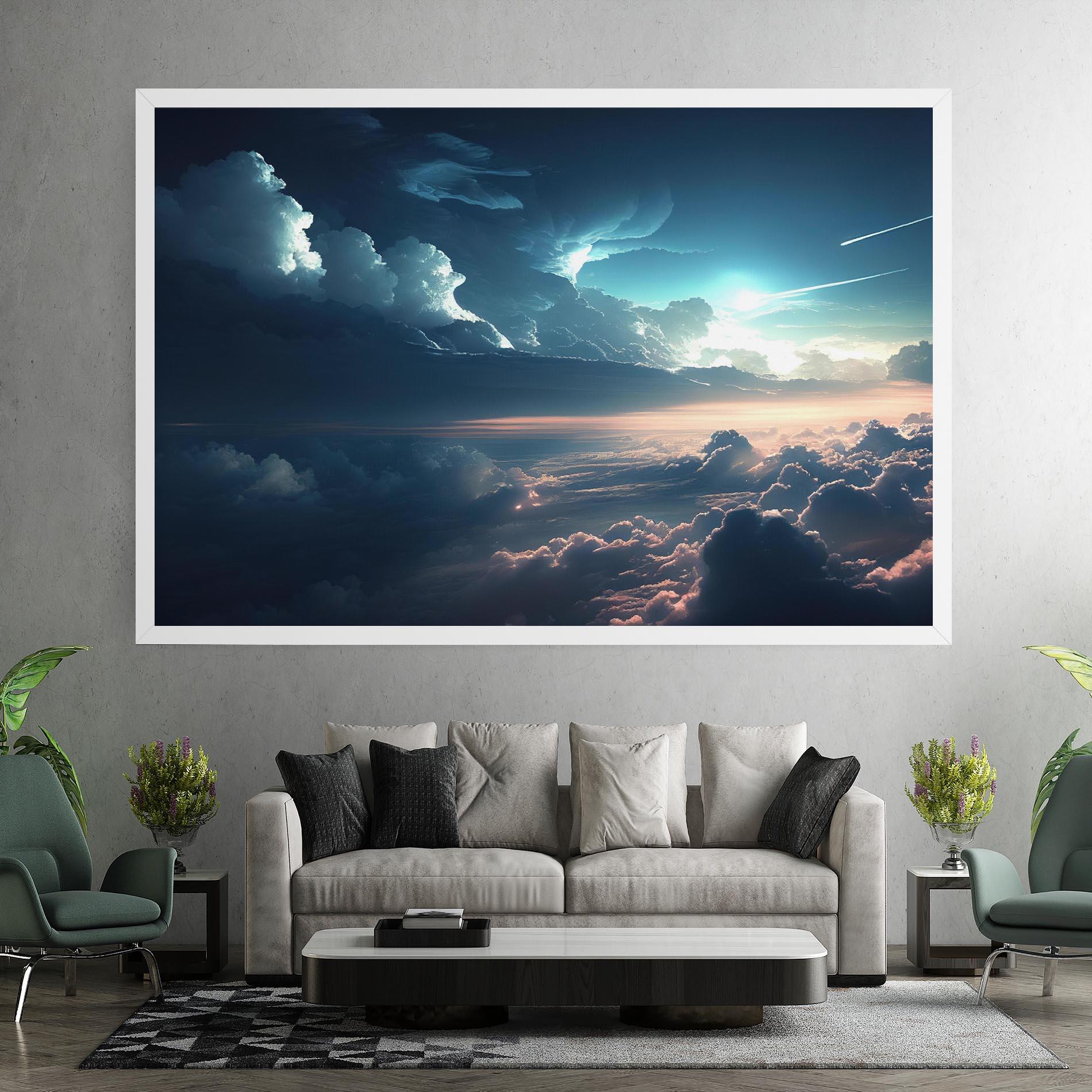 Tablou Canvas Dark Clouds mockup 7