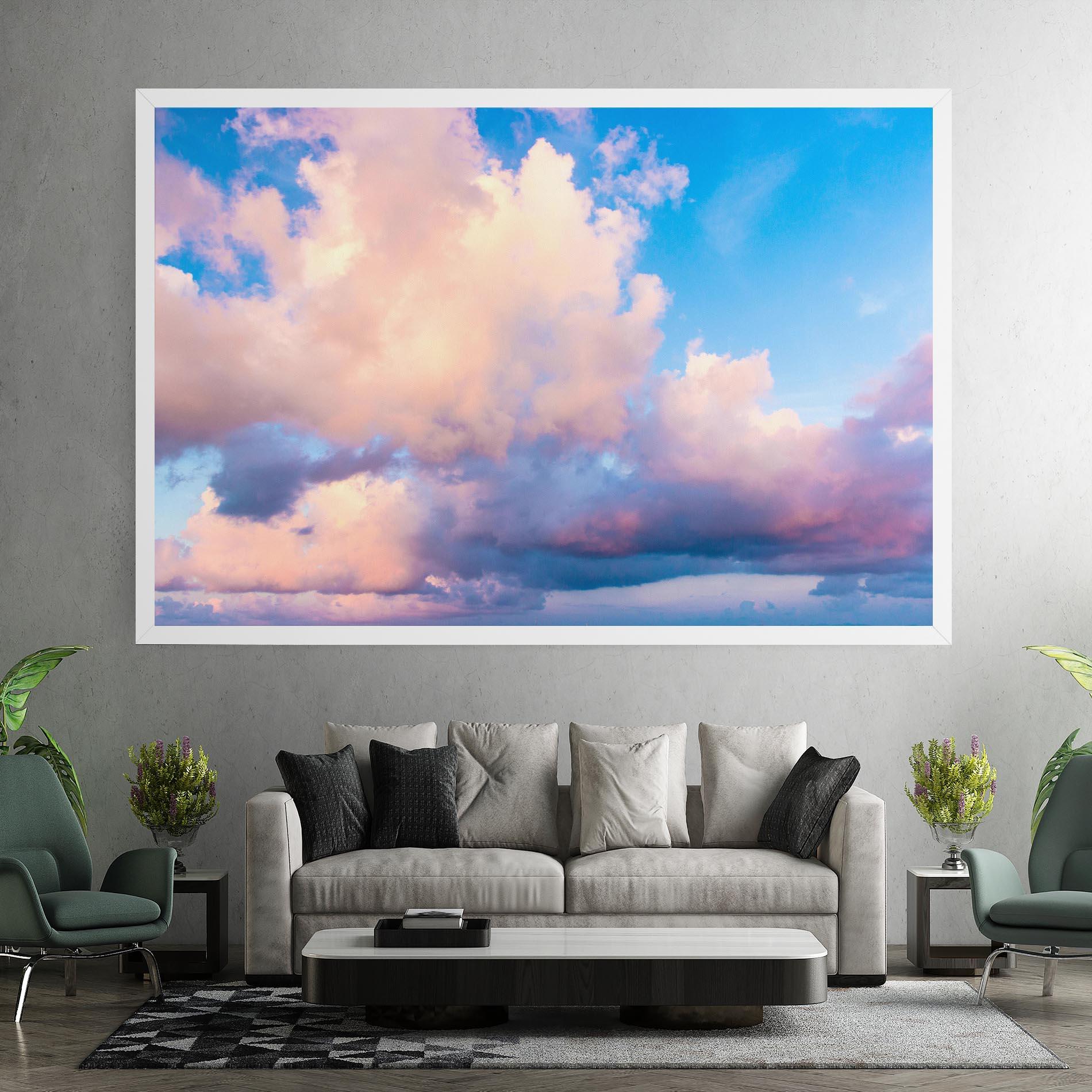 Tablou Canvas Dreamy Pink Clouds mockup 7