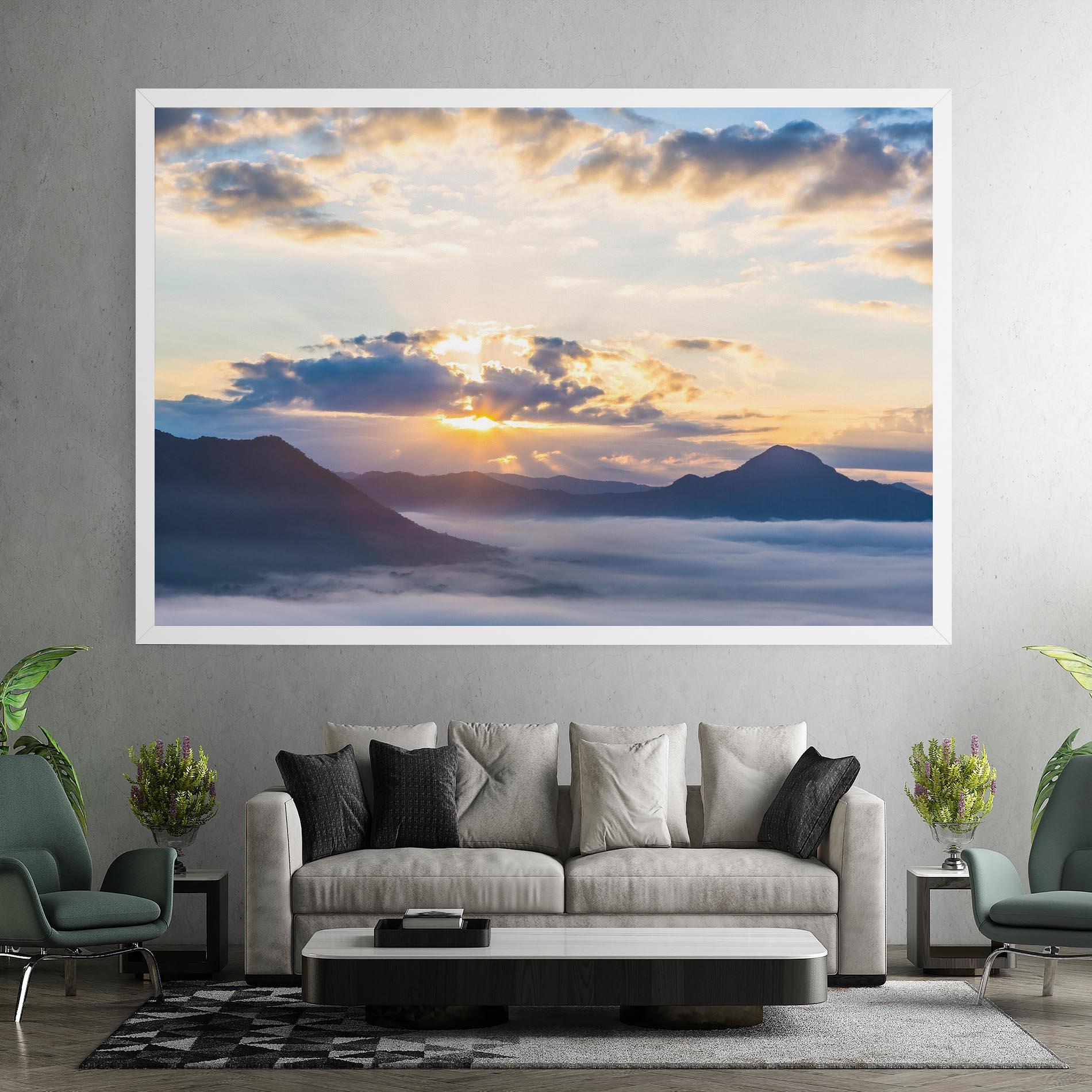 Tablou Canvas Fantastic Clouds mockup 7