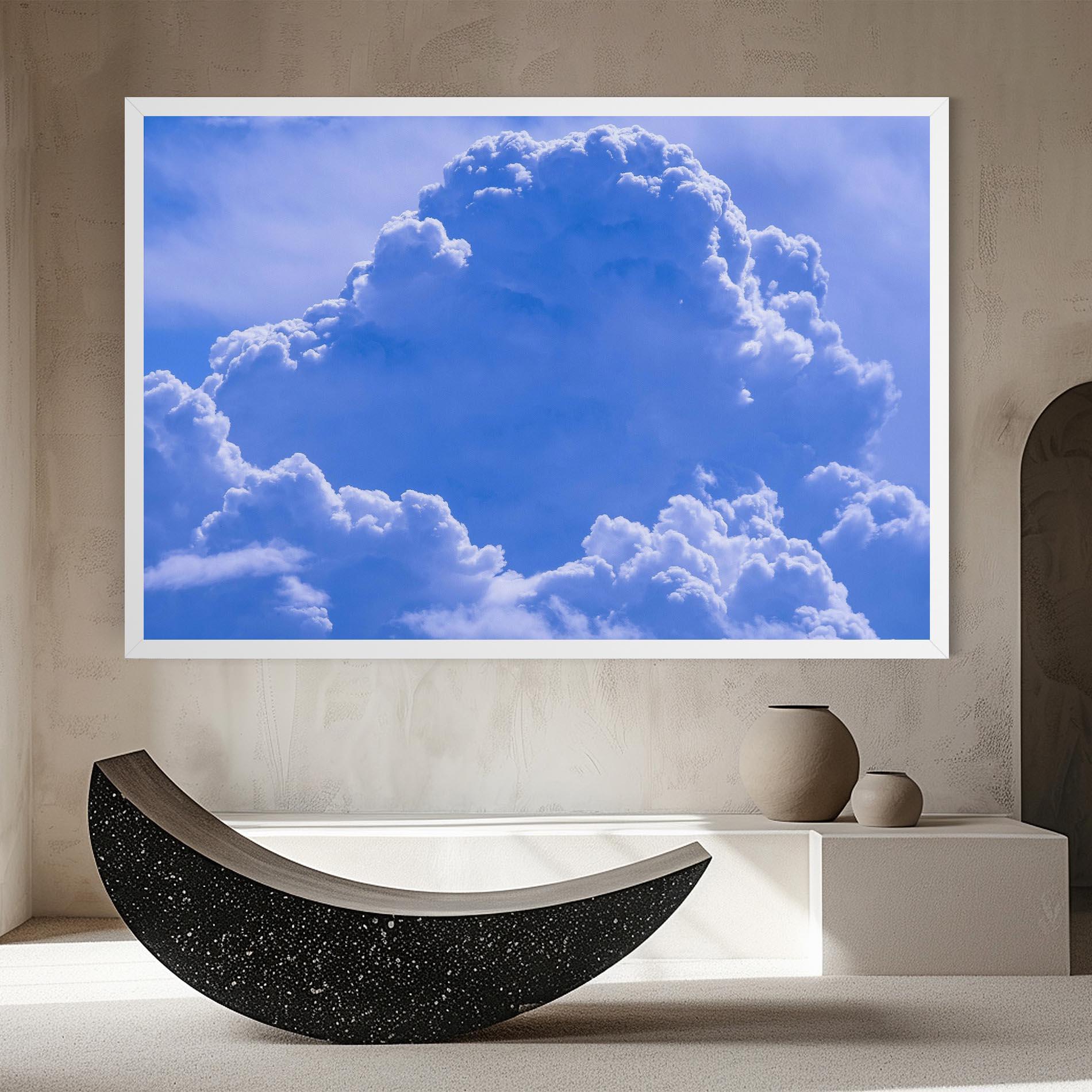 Tablou Canvas Big Blue Cloud mockup 8